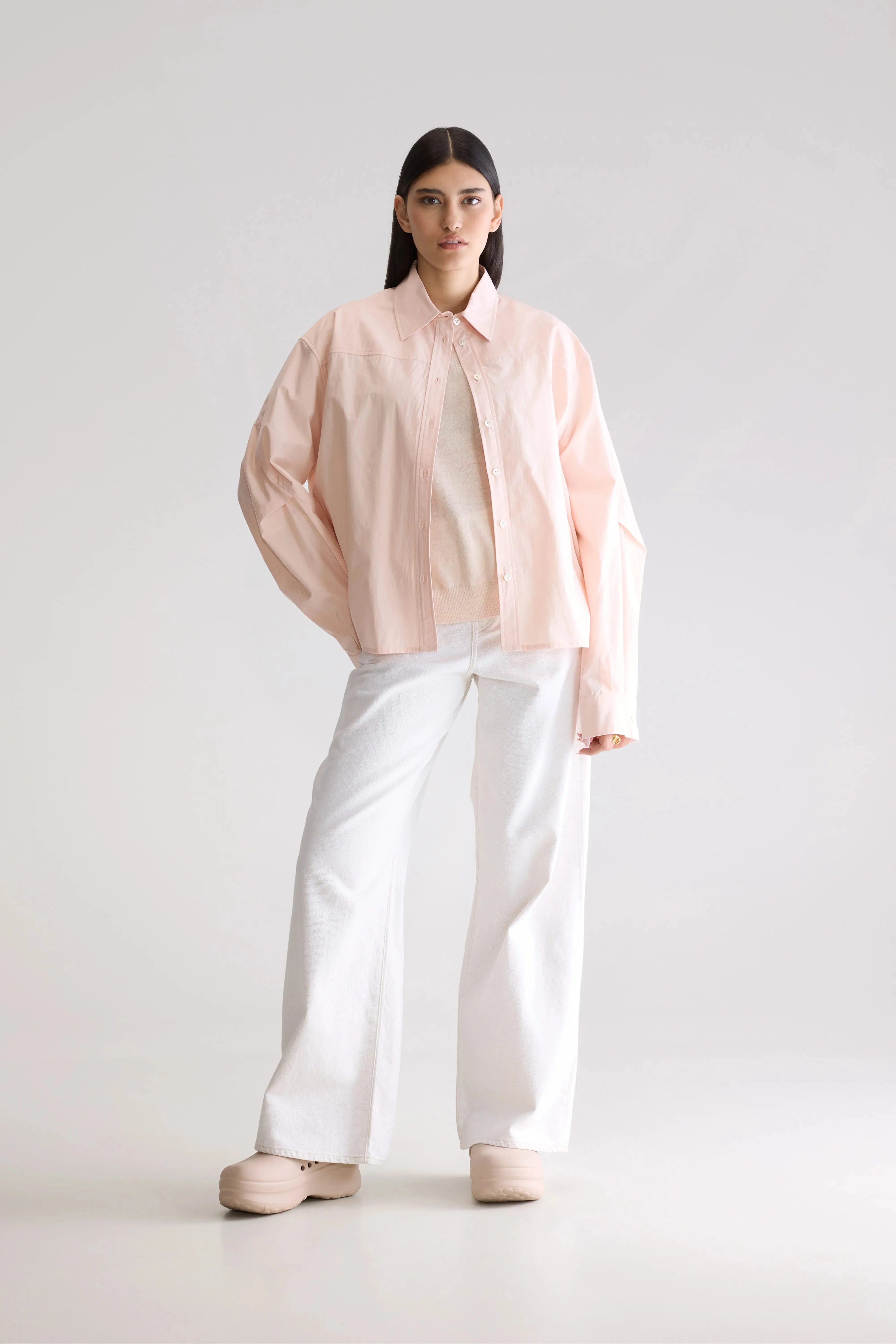 Kenza relaxed poplin shirt (252 / W / LIGHT ROSE) sold by Bellerose product image thumbnail 3