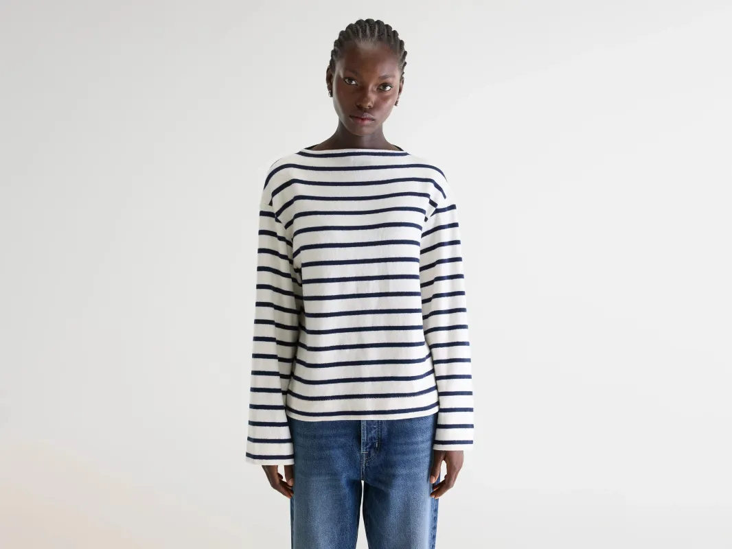 Fonsy relaxed t-shirt (252 / W / STRIPE E) sold by Bellerose