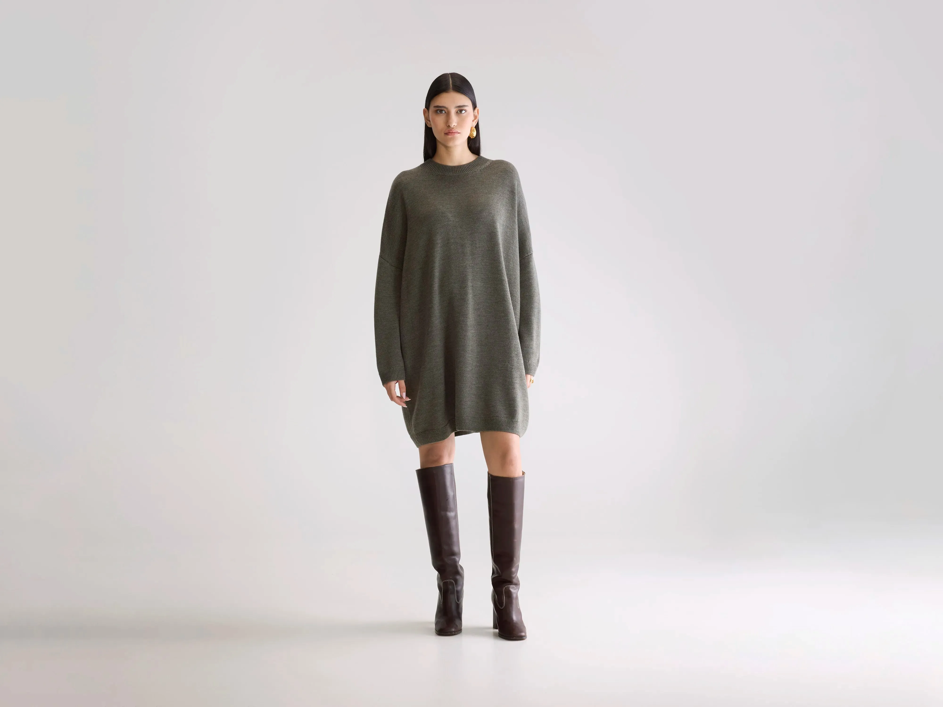 Senisa knit dress (252 / W / FOREST) sold by Bellerose