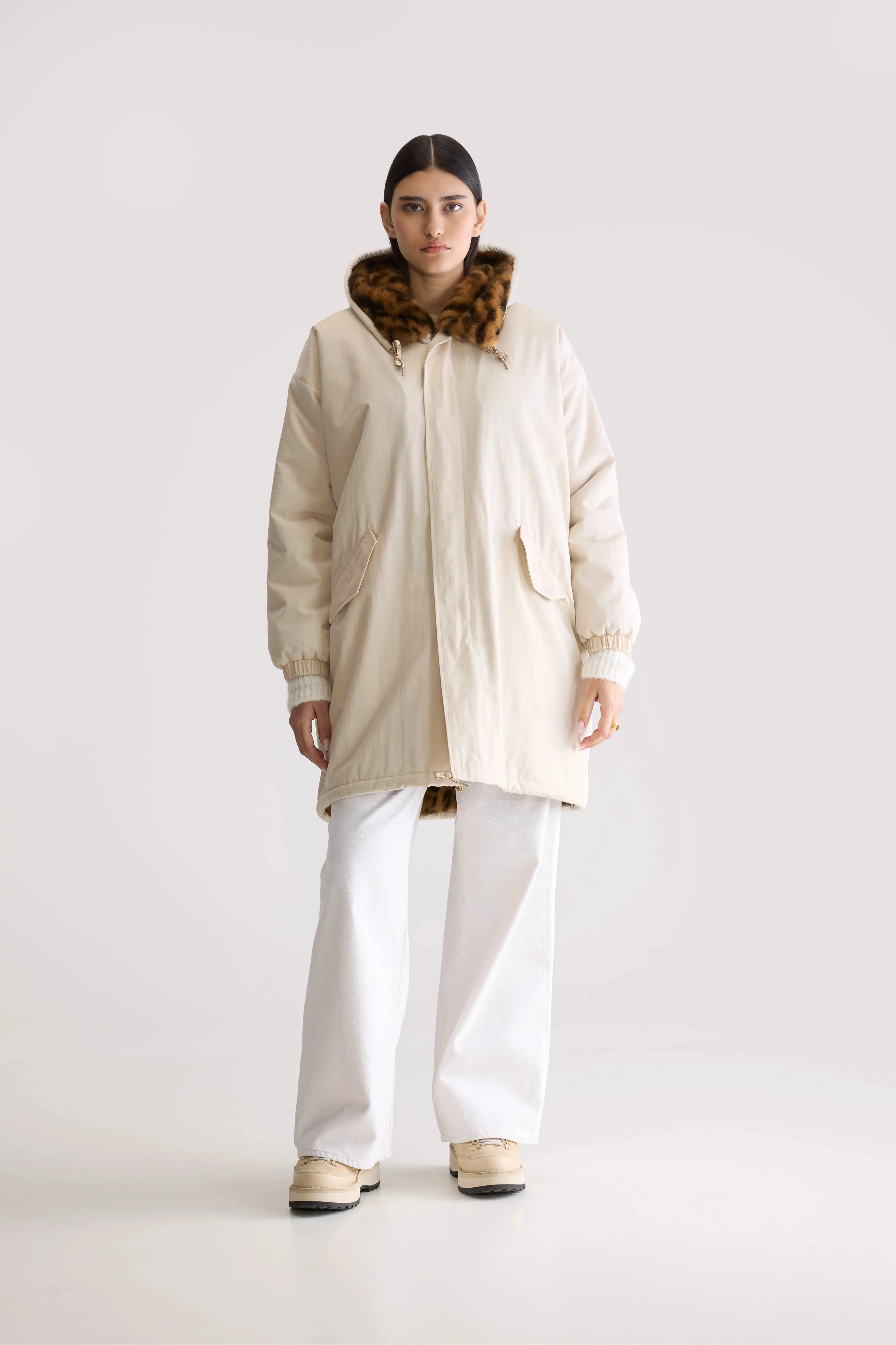Laos hooded parka (252 / W / NATURAL) sold by Bellerose product image thumbnail 2