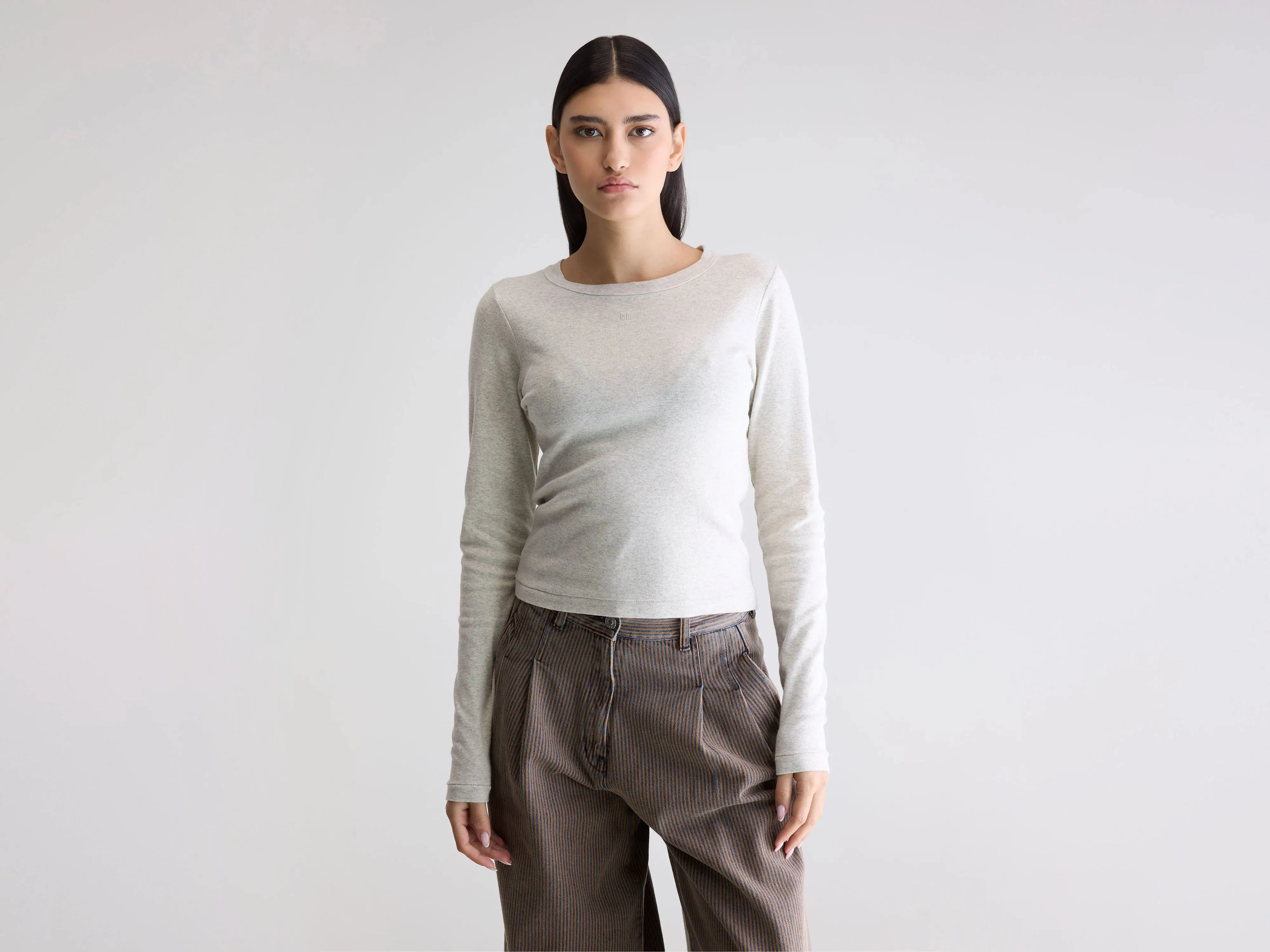 Flyer regular t-shirt (252 / W / OYSTER) sold by Bellerose