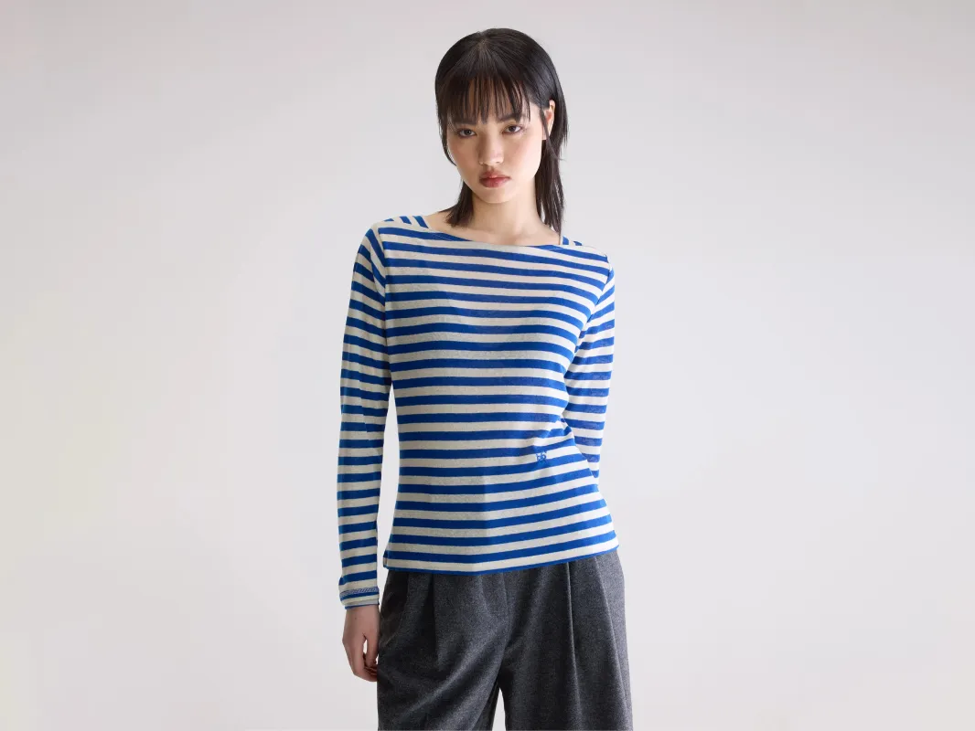 Veras fitted t-shirt (252 / W / STRIPE A) made by Bellerose