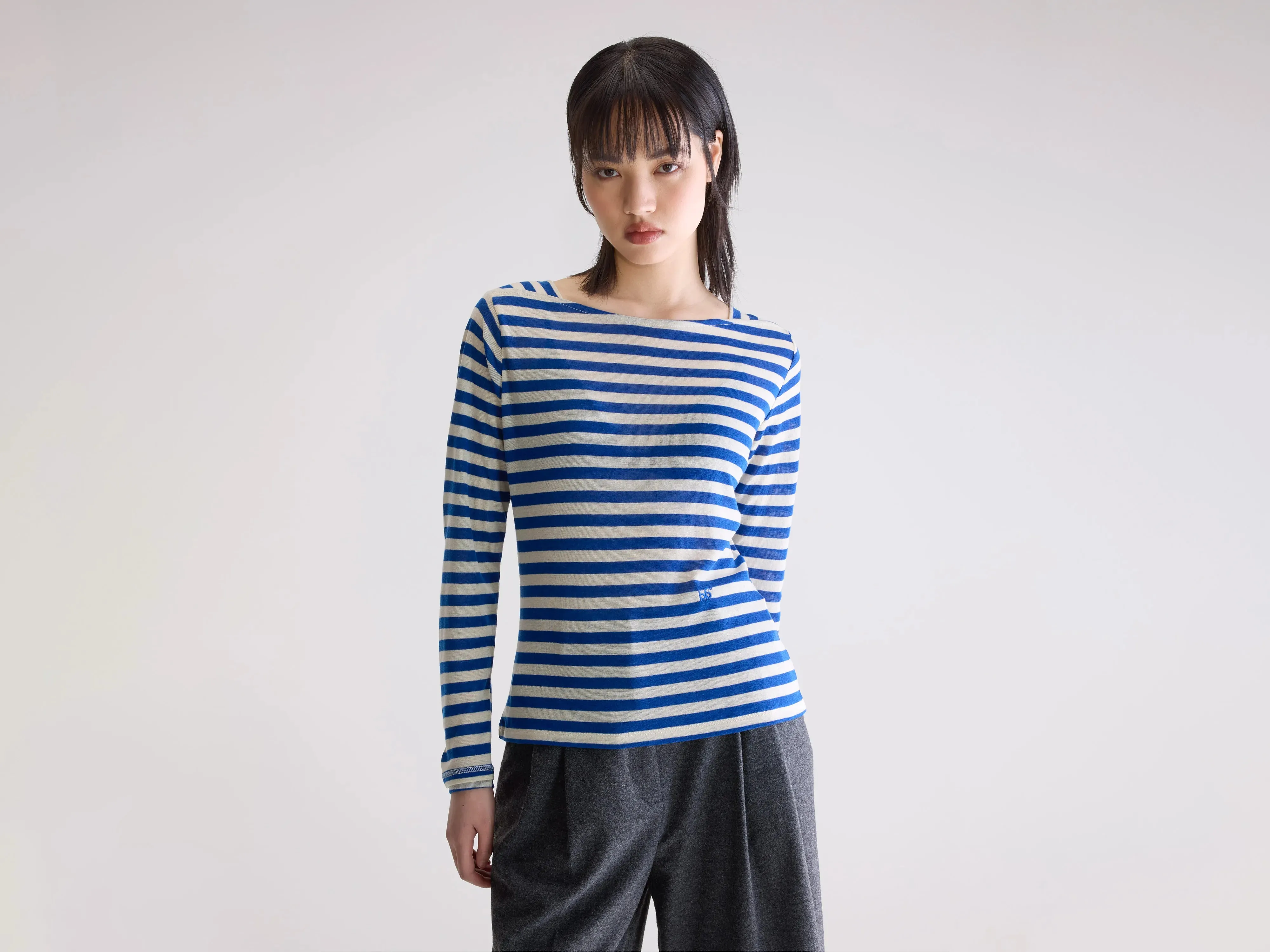 Veras fitted t-shirt (252 / W / STRIPE A) sold by Bellerose