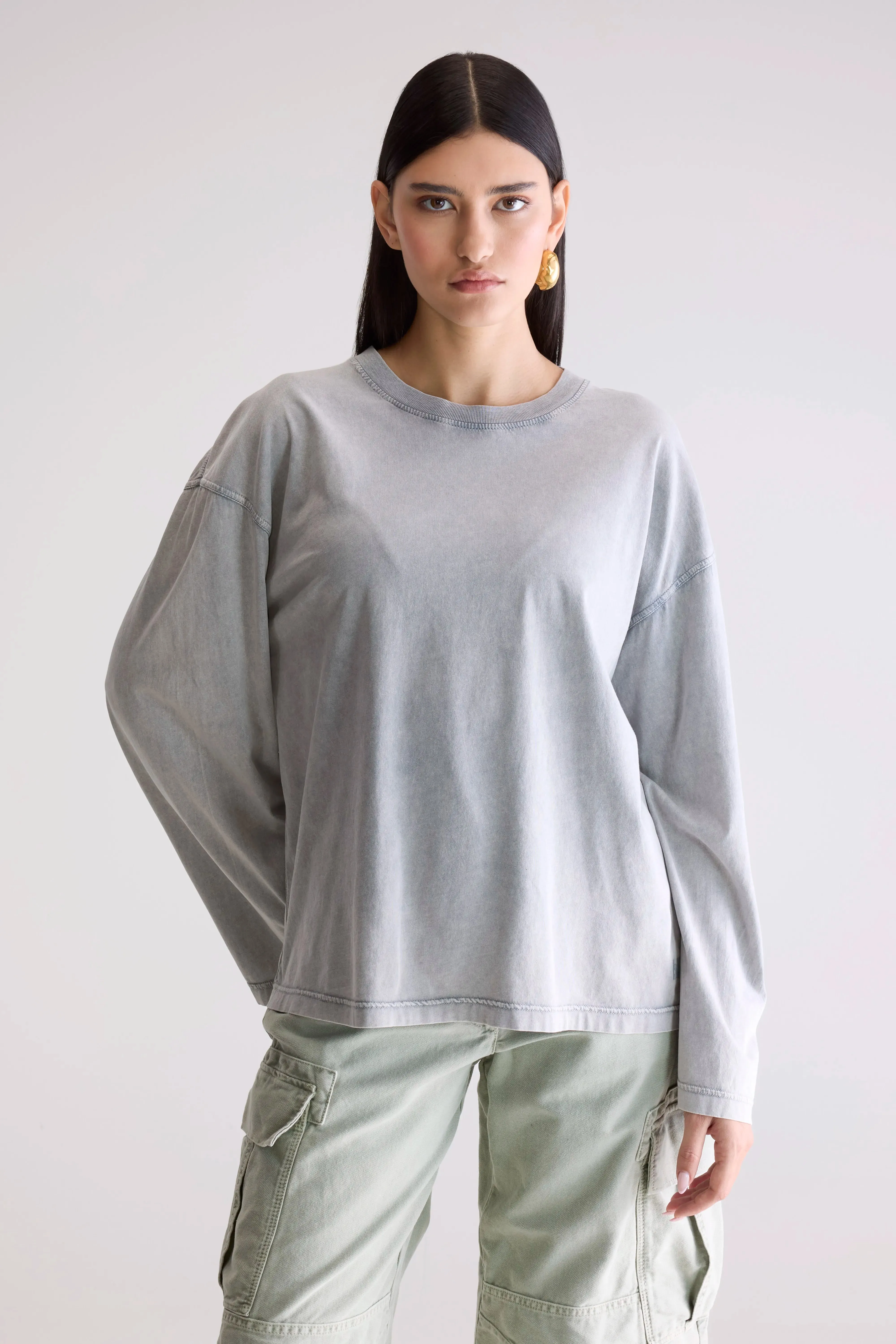 Fandy long sleeve t-shirt (252 / W / IRON) sold by Bellerose product image thumbnail 2