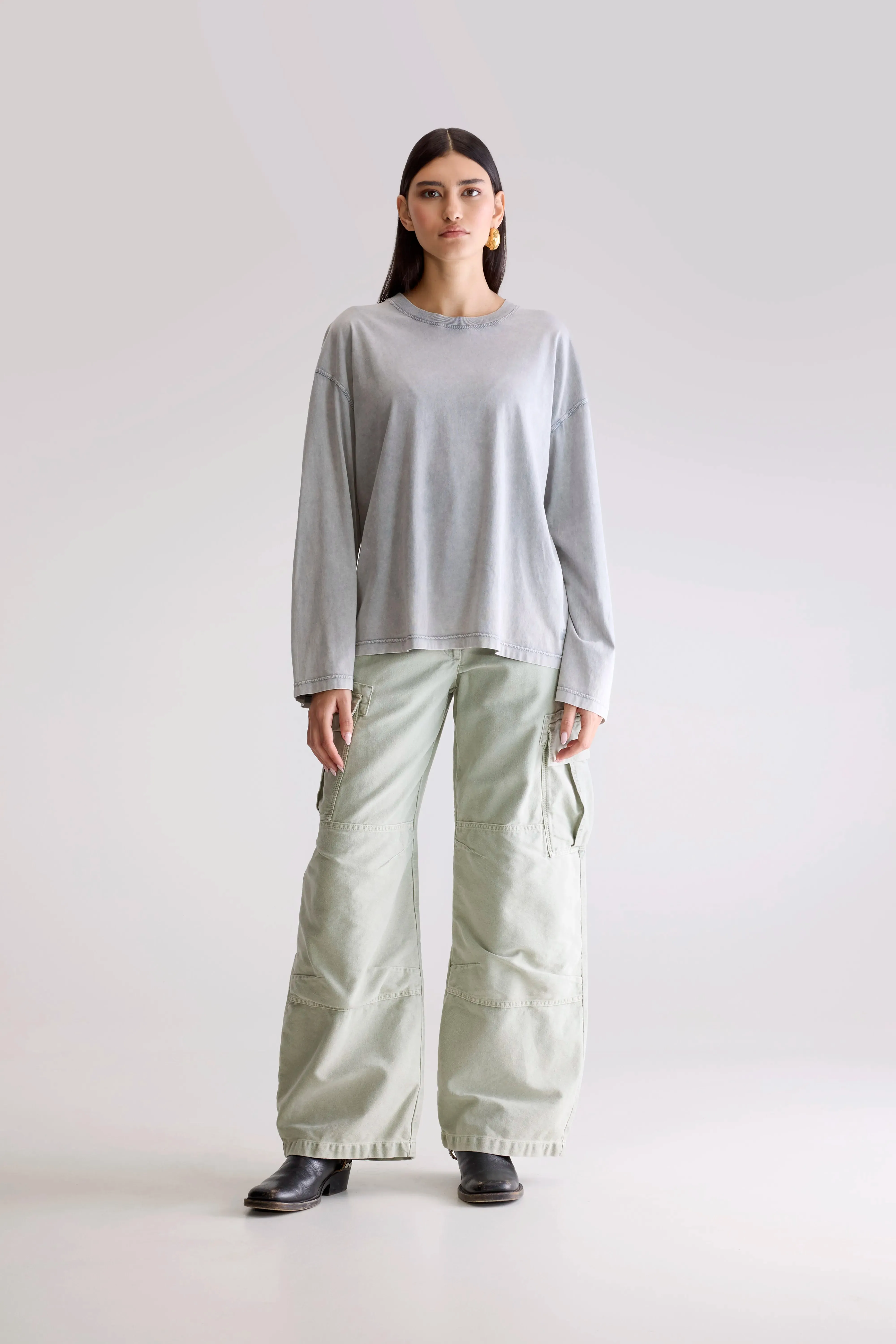 Fandy long sleeve t-shirt (252 / W / IRON) sold by Bellerose product image thumbnail 3