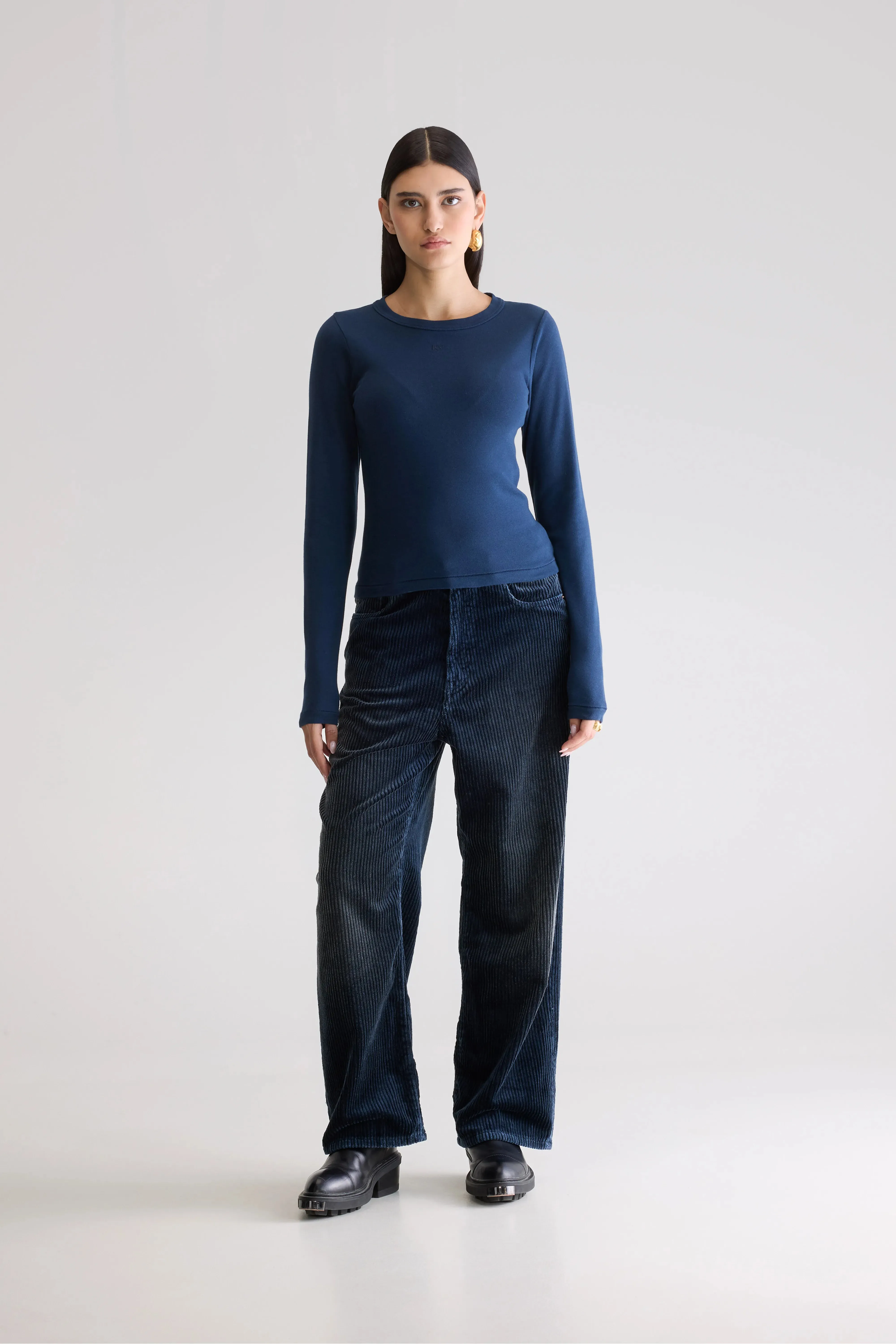 Flyer regular t-shirt (252 / W / BLUES) sold by Bellerose product image thumbnail 3