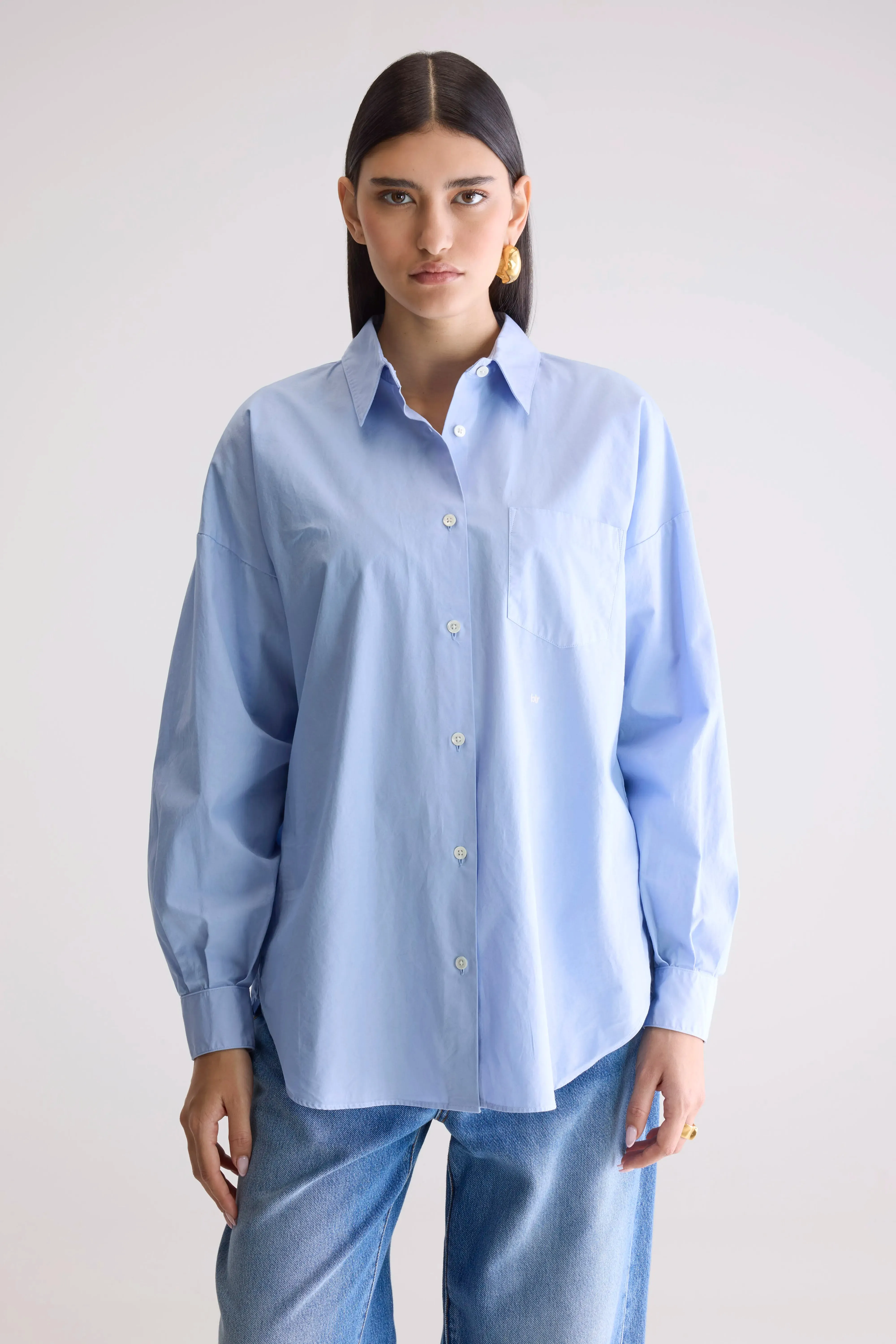Giorgia poplin shirt (252 / W / SKY) sold by Bellerose product image thumbnail 2