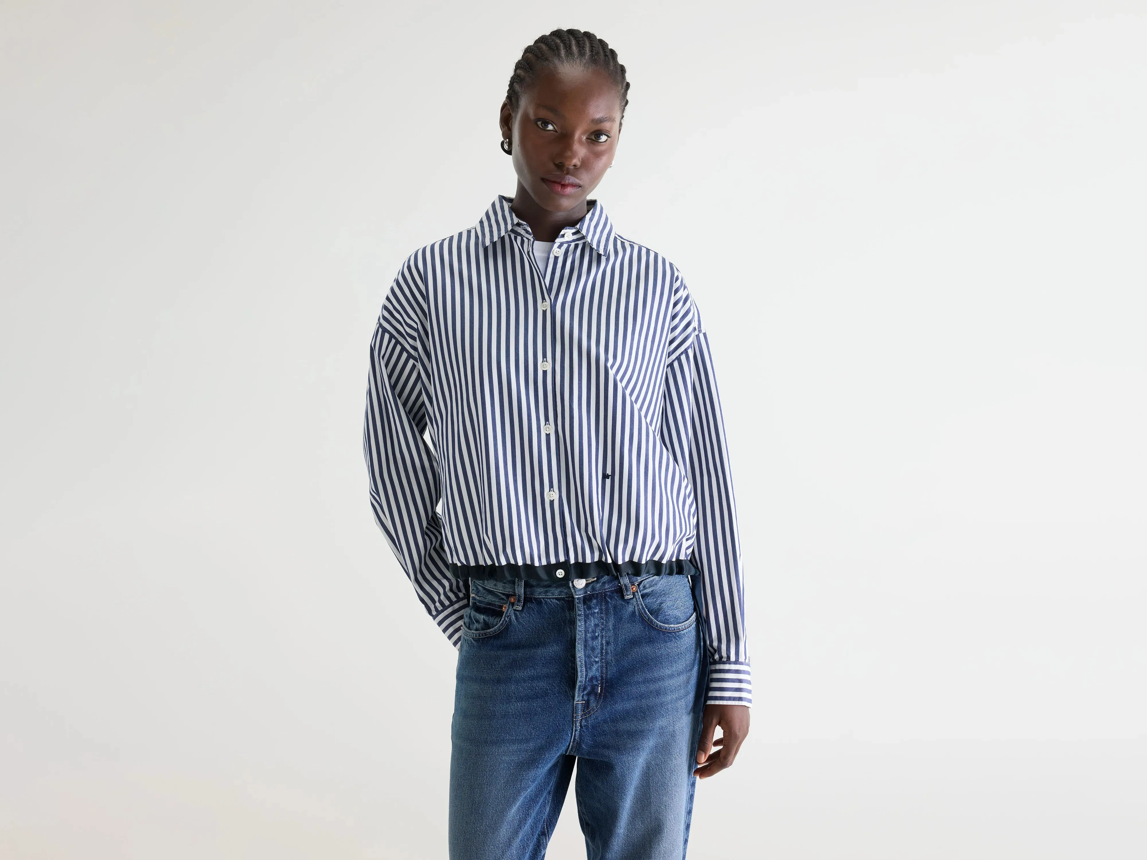 Glow adjustable shirt (252 / W / STRIPE Z) sold by Bellerose