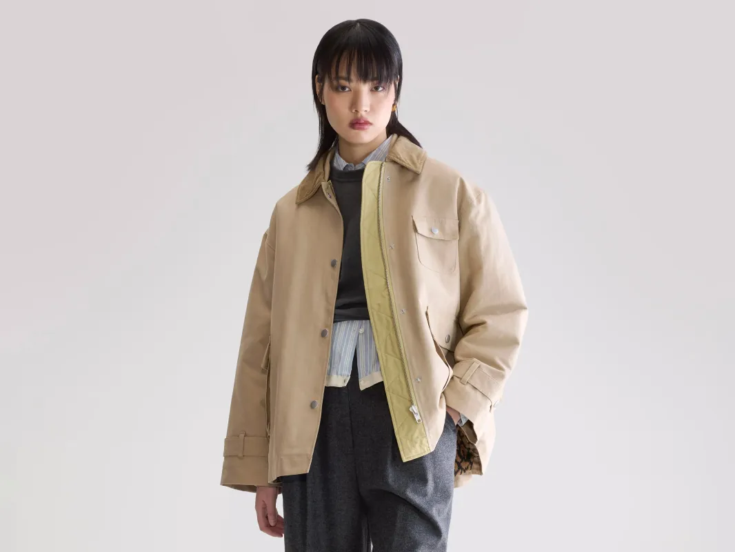 Jungle relaxed jacket (252 / W / CLAY) sold by Bellerose