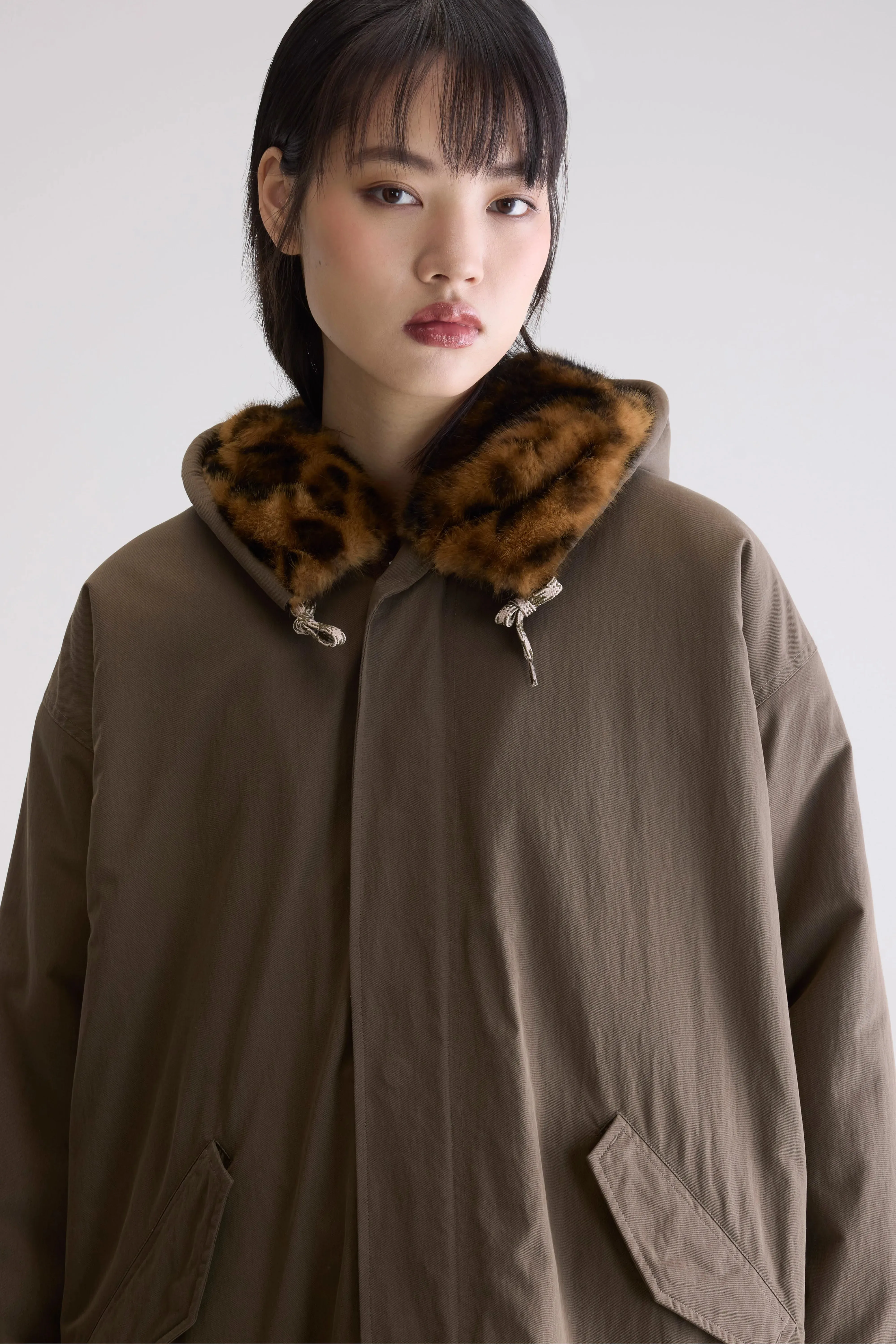 Laos hooded parka (252 / W / SAGE) sold by Bellerose product image thumbnail 5