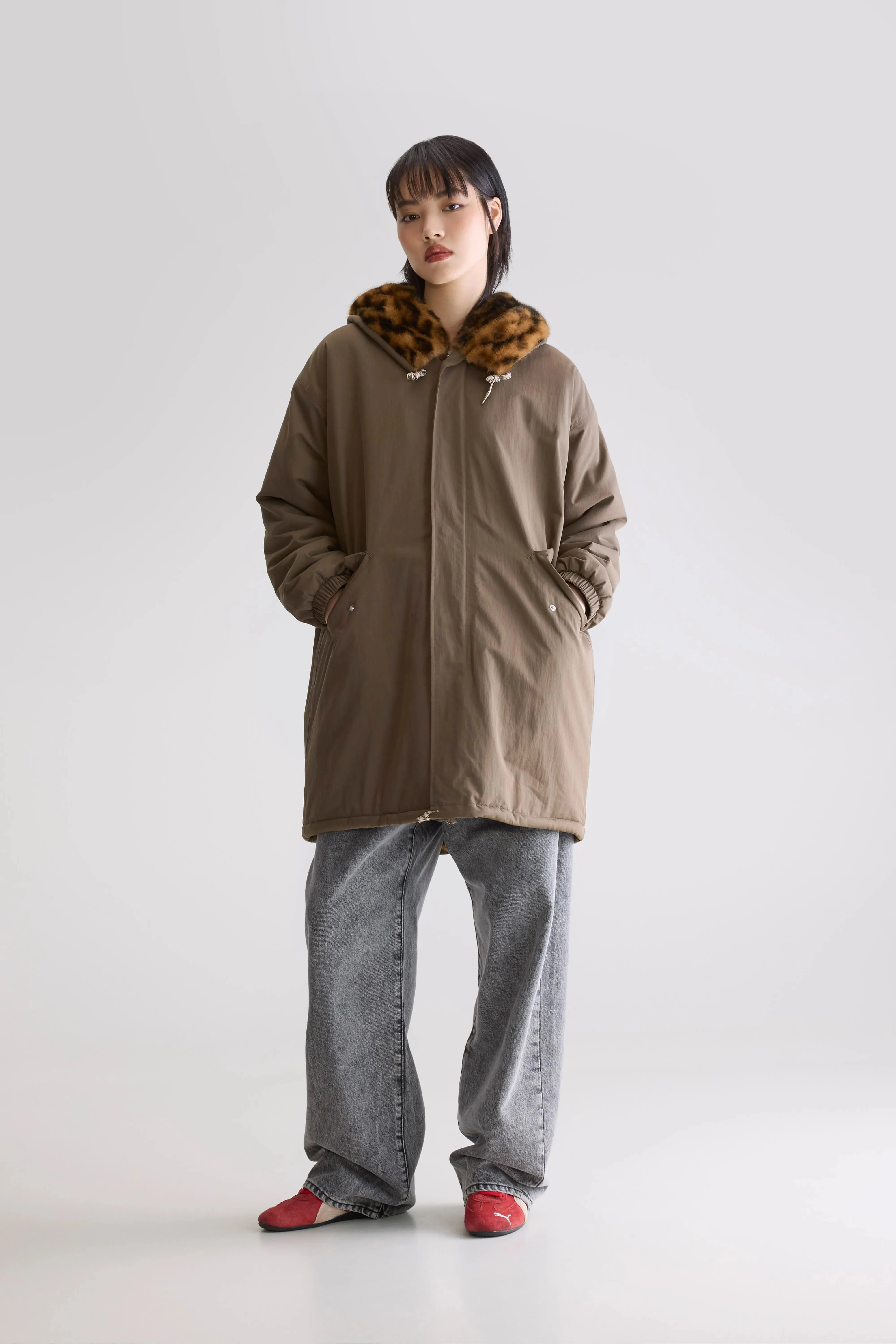 Laos hooded parka (252 / W / SAGE) sold by Bellerose product image thumbnail 2