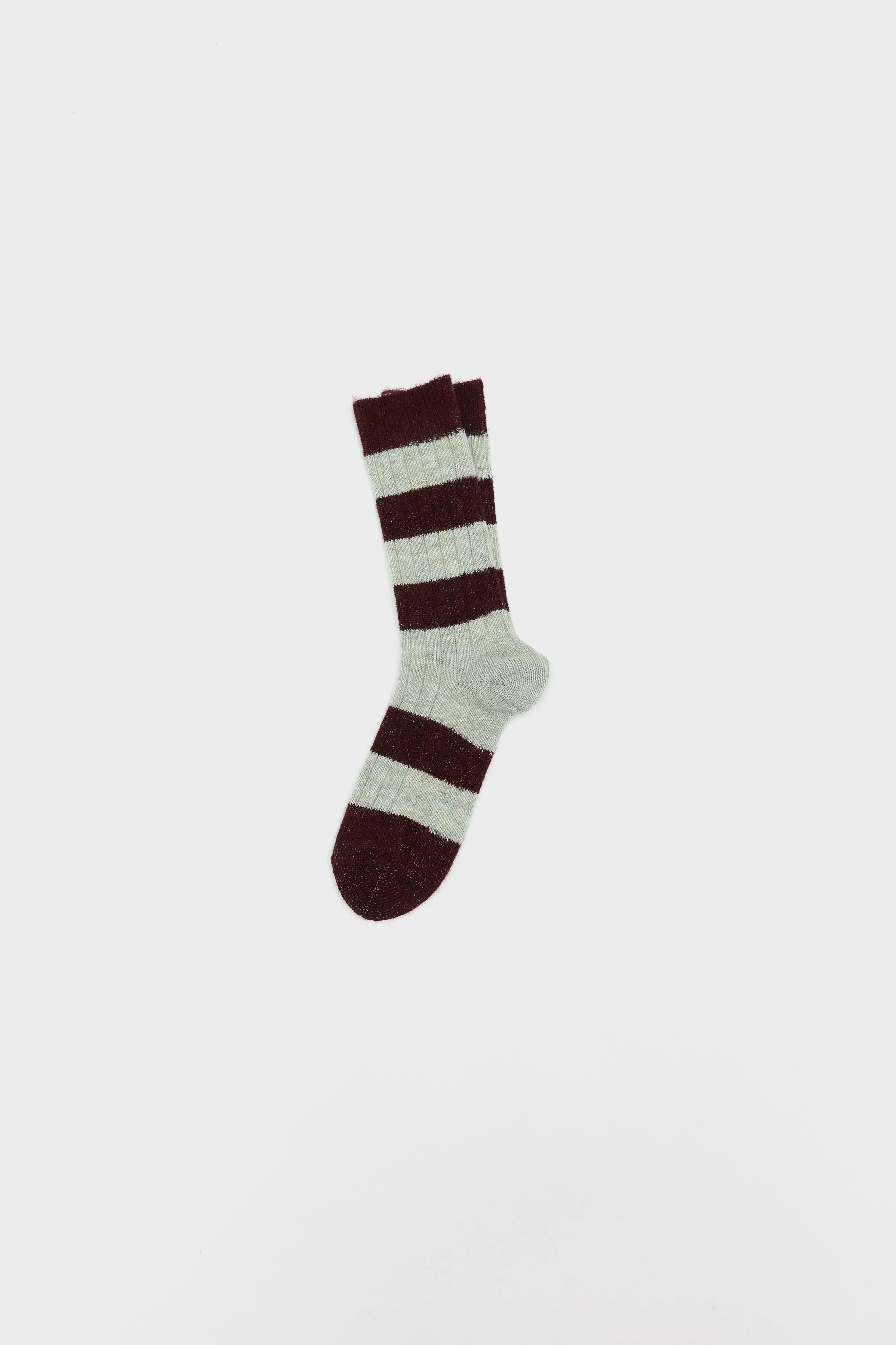 Bineau striped socks (252 / W / WINE) sold by Bellerose product image thumbnail 2