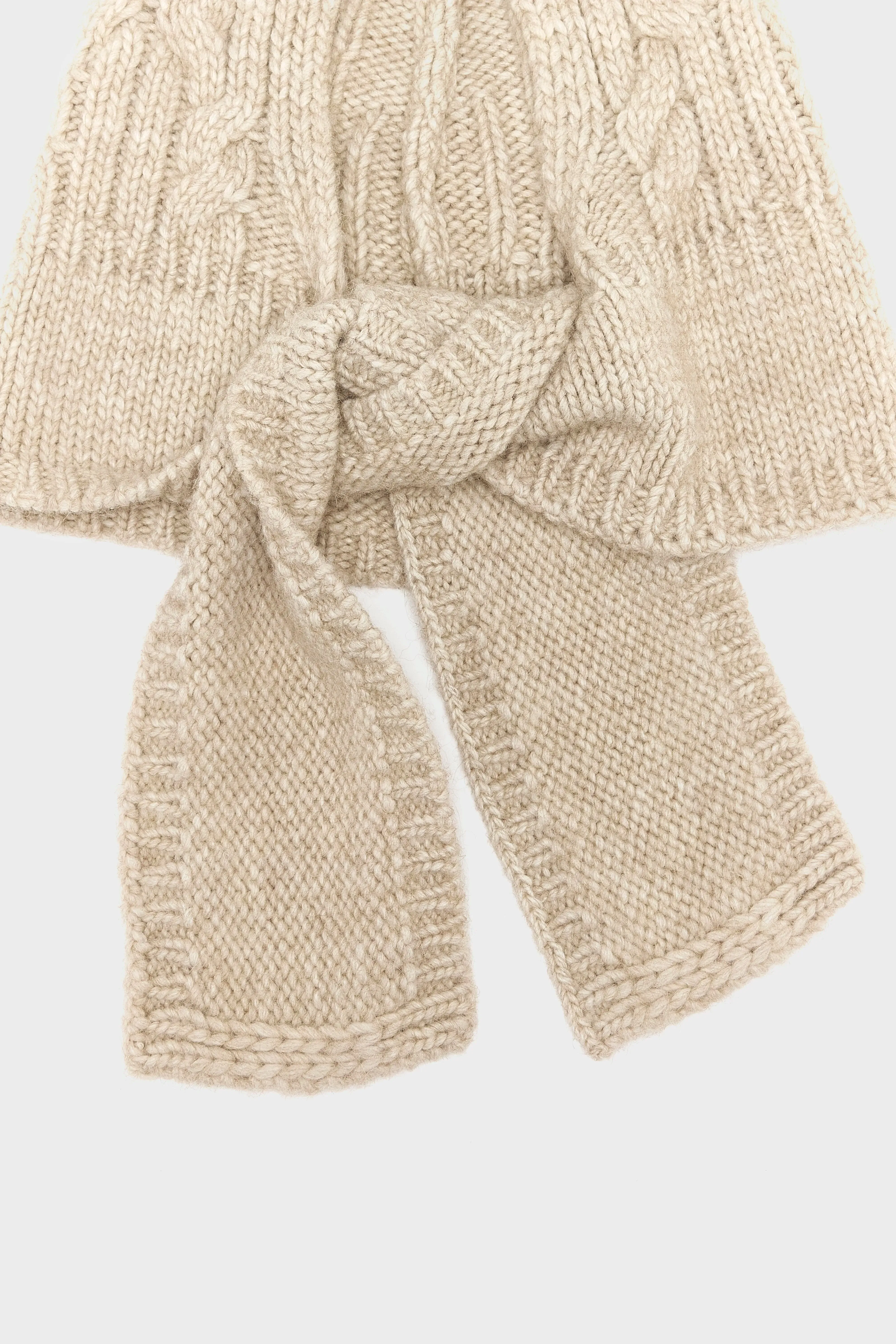 Nan knitted hood (252 / W / SABLE) sold by Bellerose product image thumbnail 3