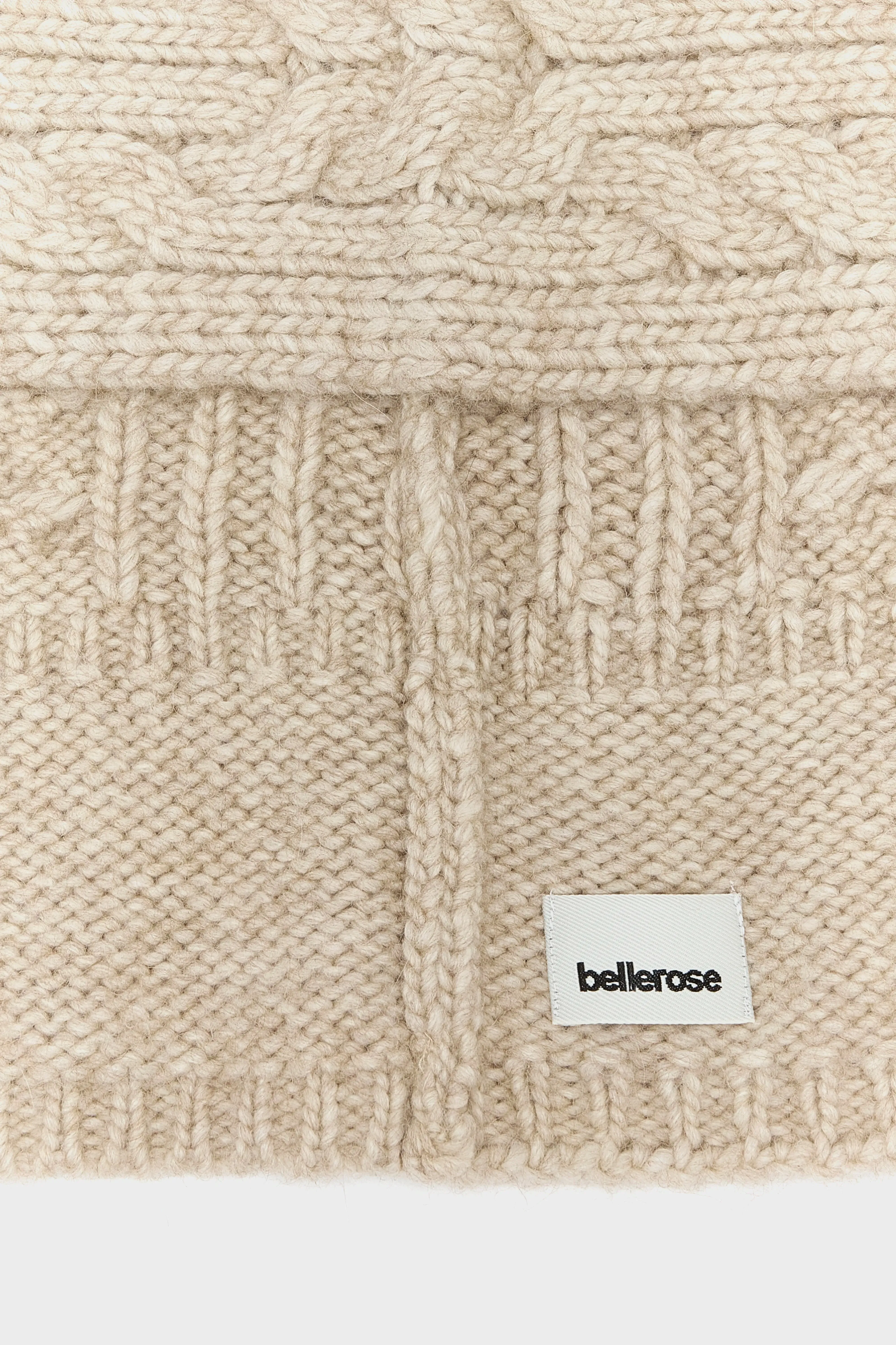 Nan knitted hood (252 / W / SABLE) sold by Bellerose product image thumbnail 4