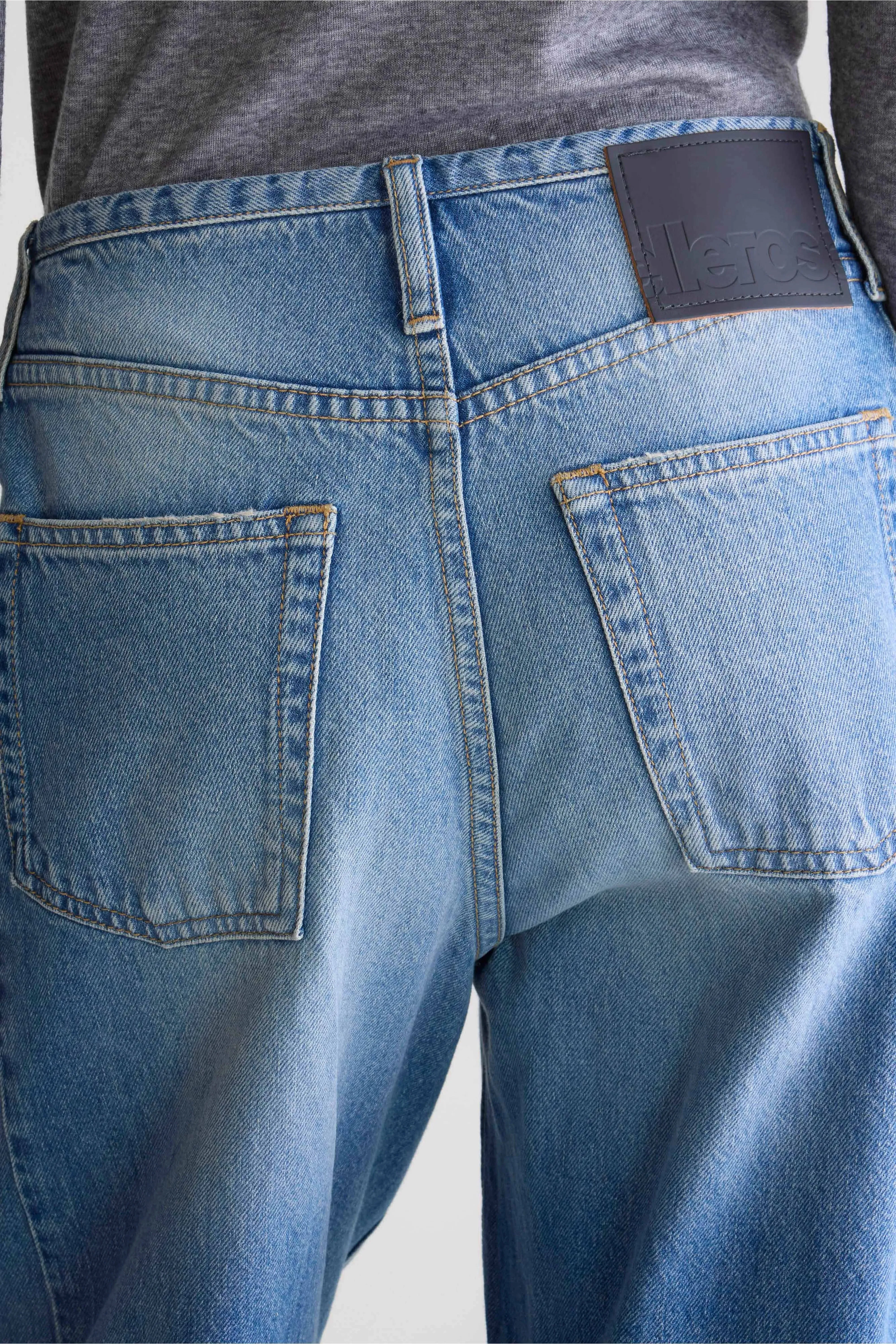 Denim N. 55 wide jeans (252 / W / USED BLUE) sold by Bellerose product image thumbnail 5