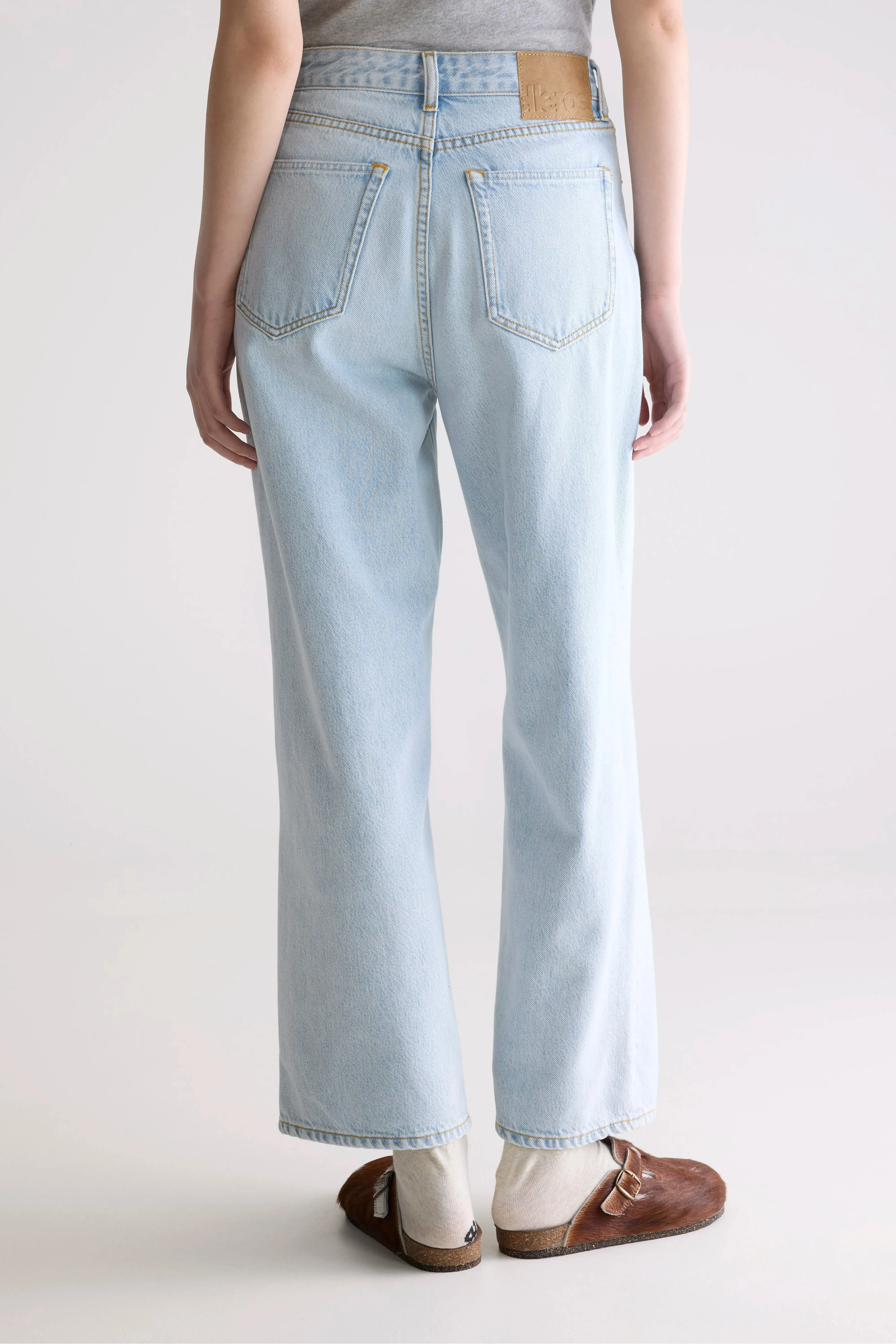 Denim N. 66 wide jeans (252 / W / USED LT BLUE) sold by Bellerose product image thumbnail 4