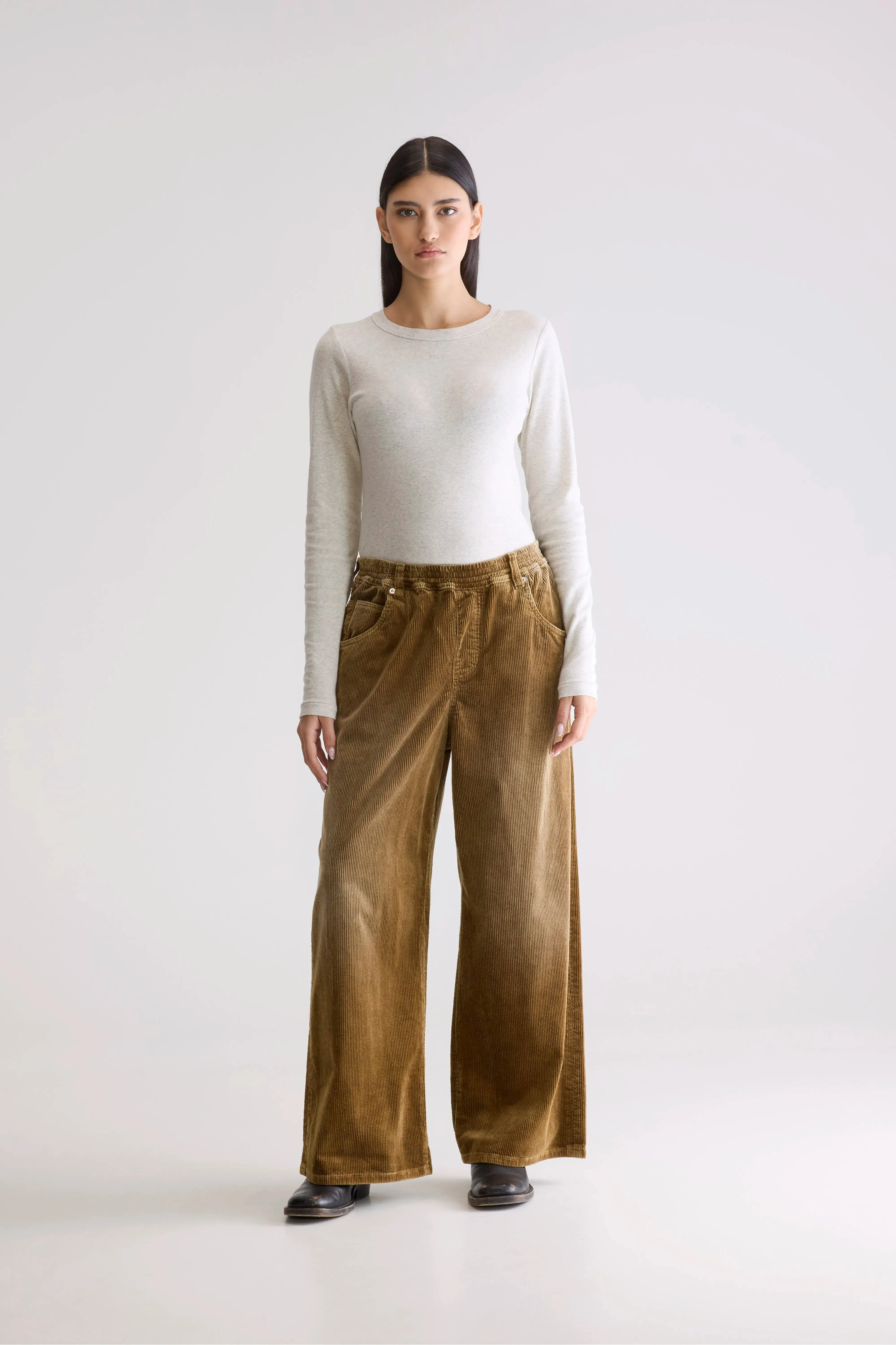 Galina wide trousers (252 / W / SOIL) sold by Bellerose product image thumbnail 2