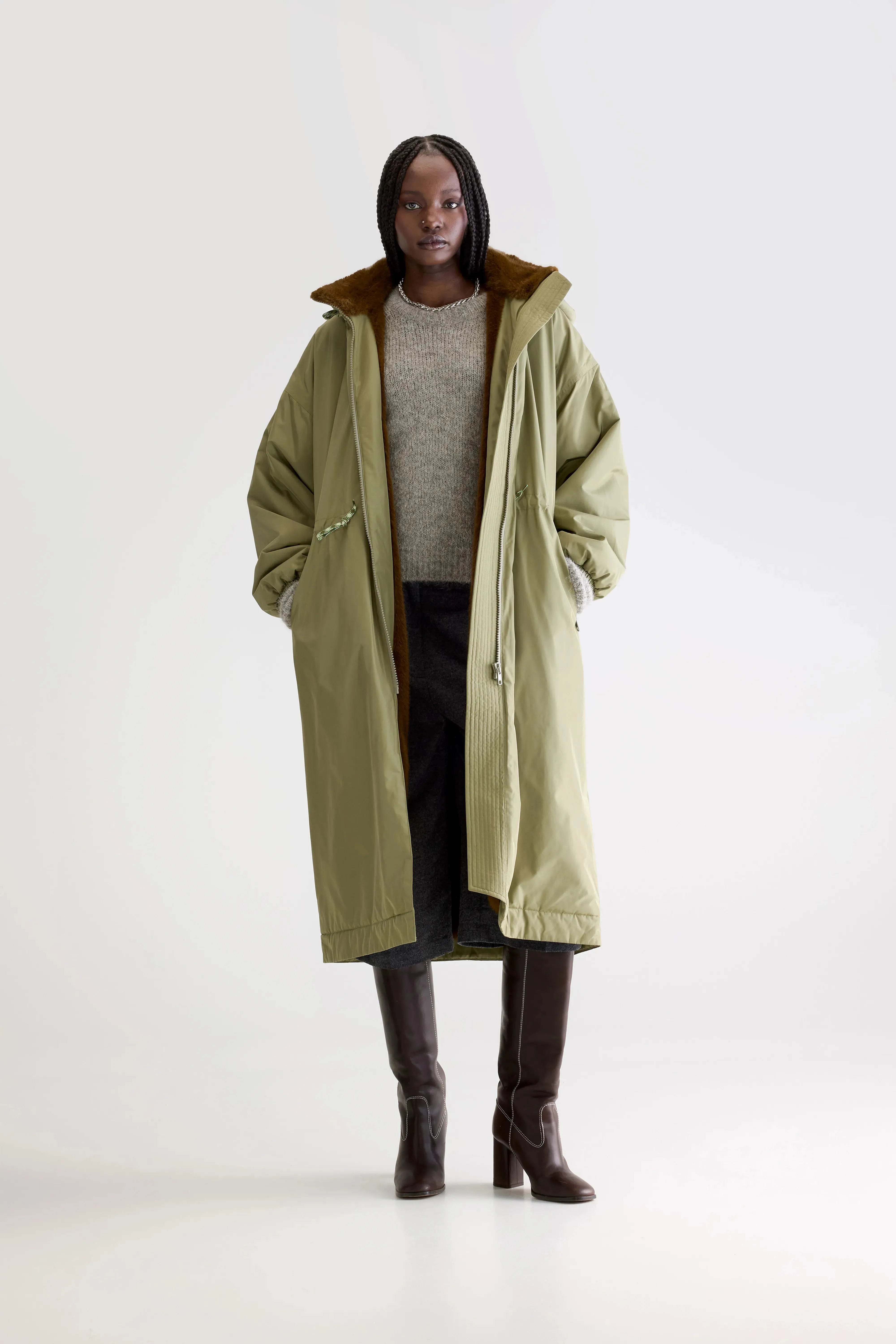 Hosfo hooded coat (252 / W / JEEP) sold by Bellerose product image thumbnail 2