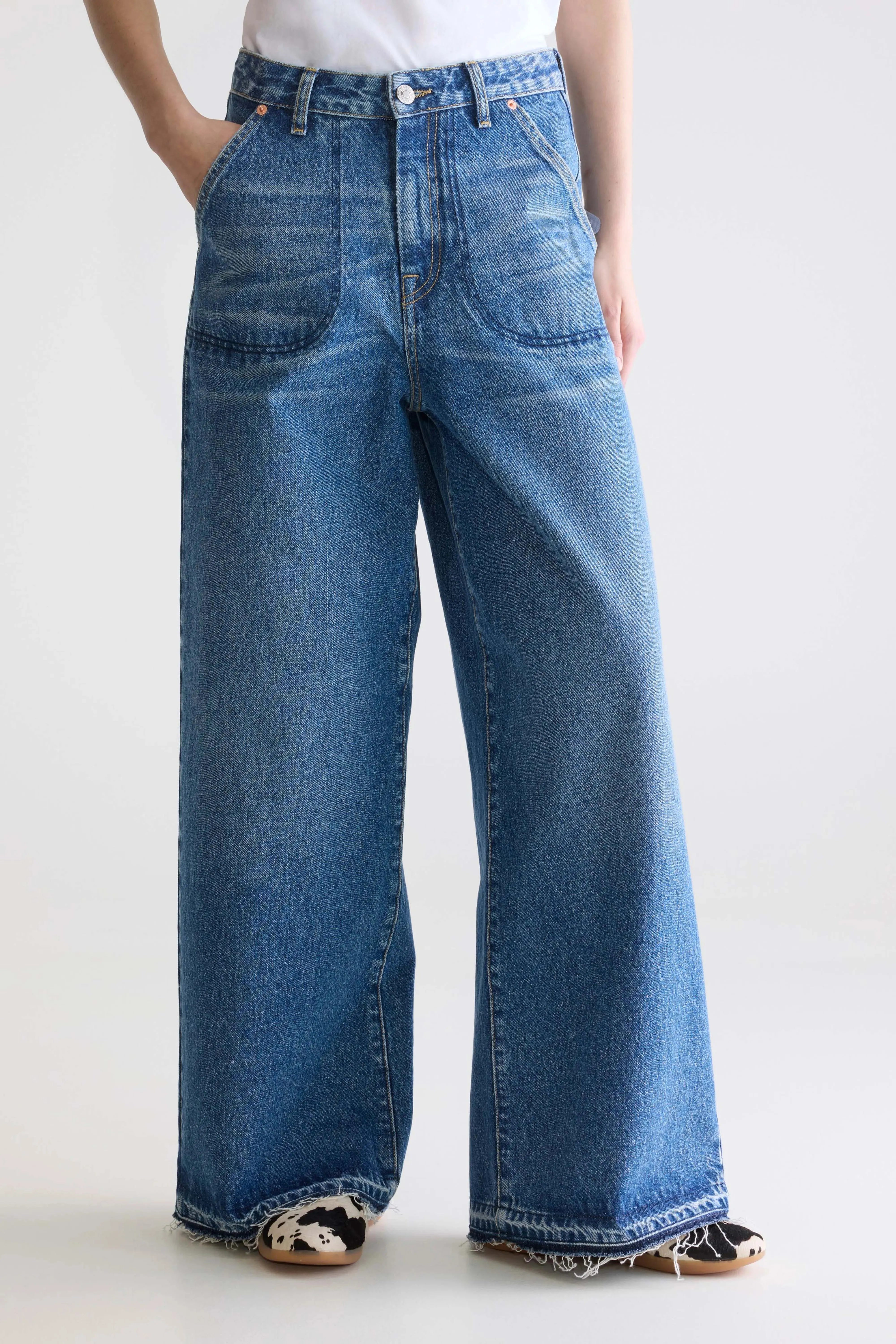 Denim N. 62 wide jeans (252 / W / BLUE STONE) sold by Bellerose product image thumbnail 3