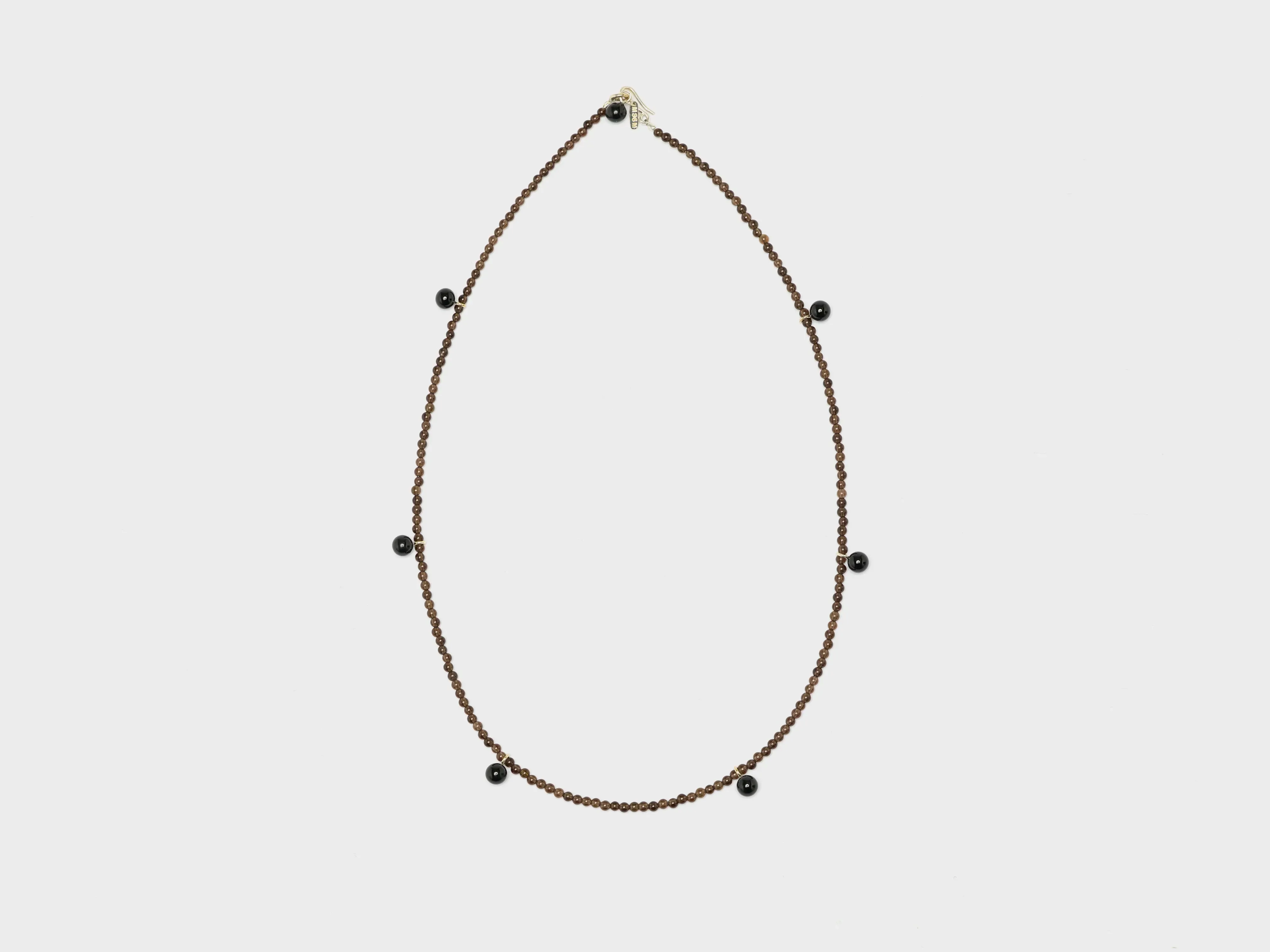 Smoky Tiny Dew Necklace (252 / W / BLACK) sold by Bellerose