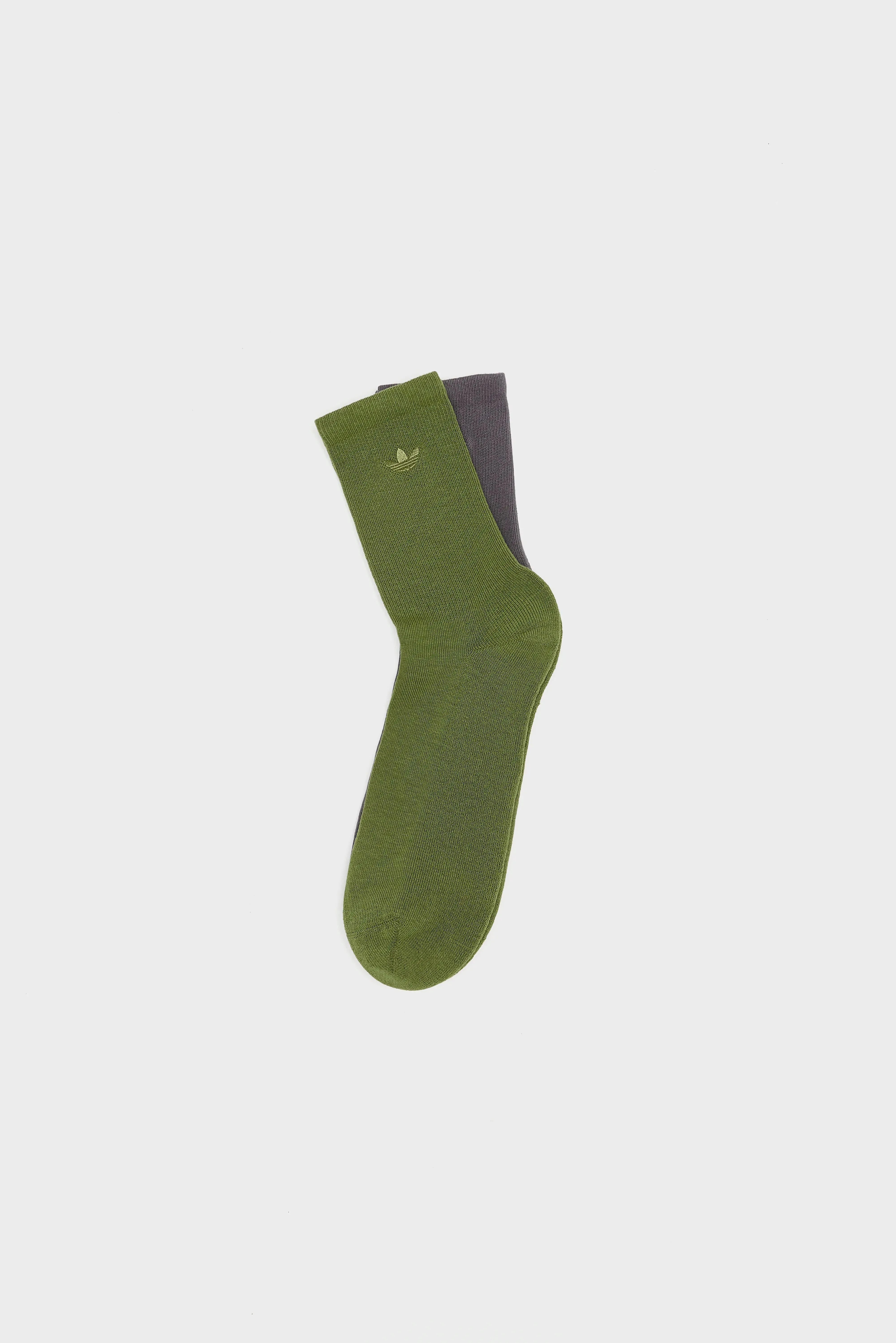 Two-Toned Crew Socks for Men (252 / M / GREEN) sold by Bellerose product image thumbnail 2