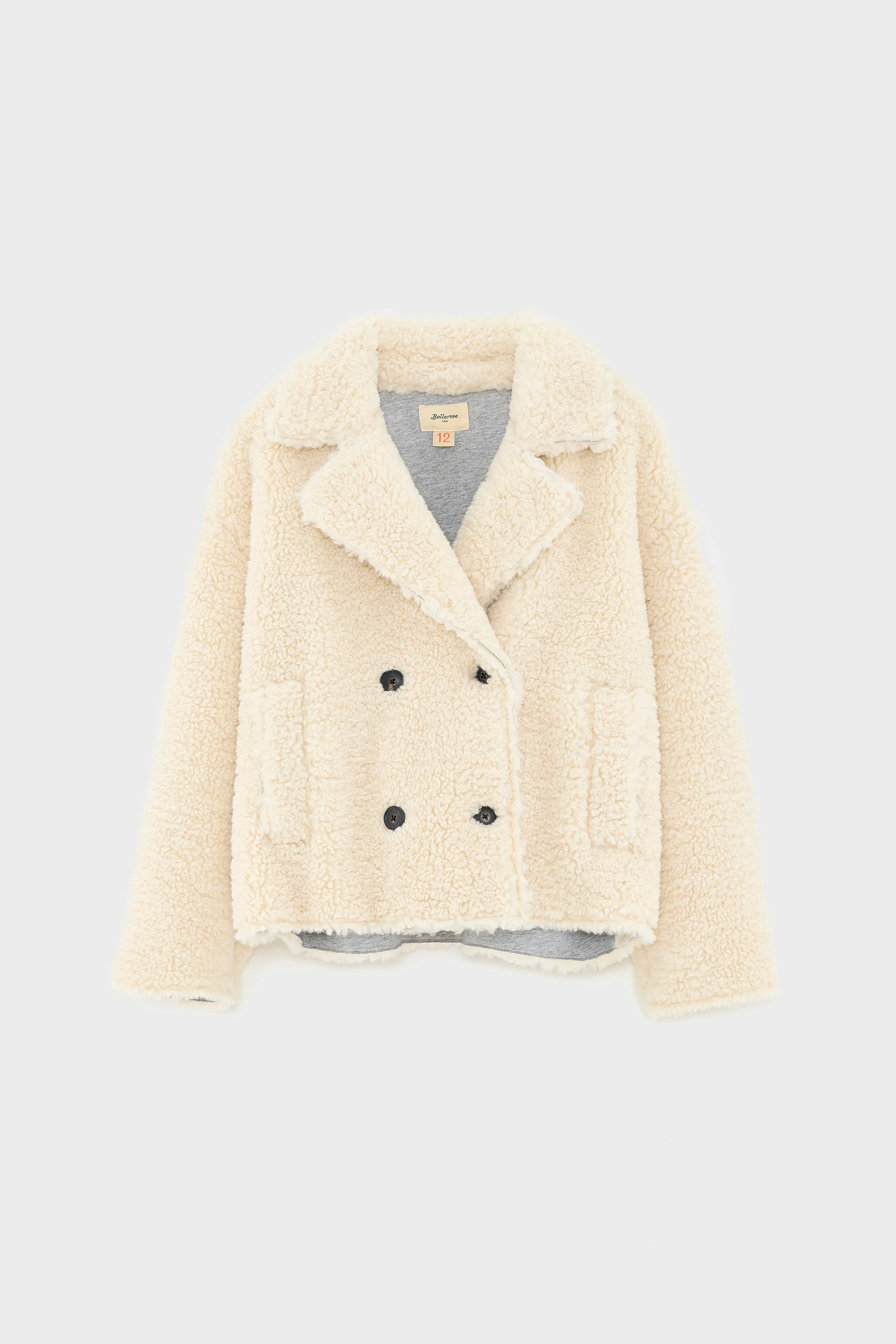 Japtor teddy coat (252 / G / ECRU) sold by Bellerose product image thumbnail 3