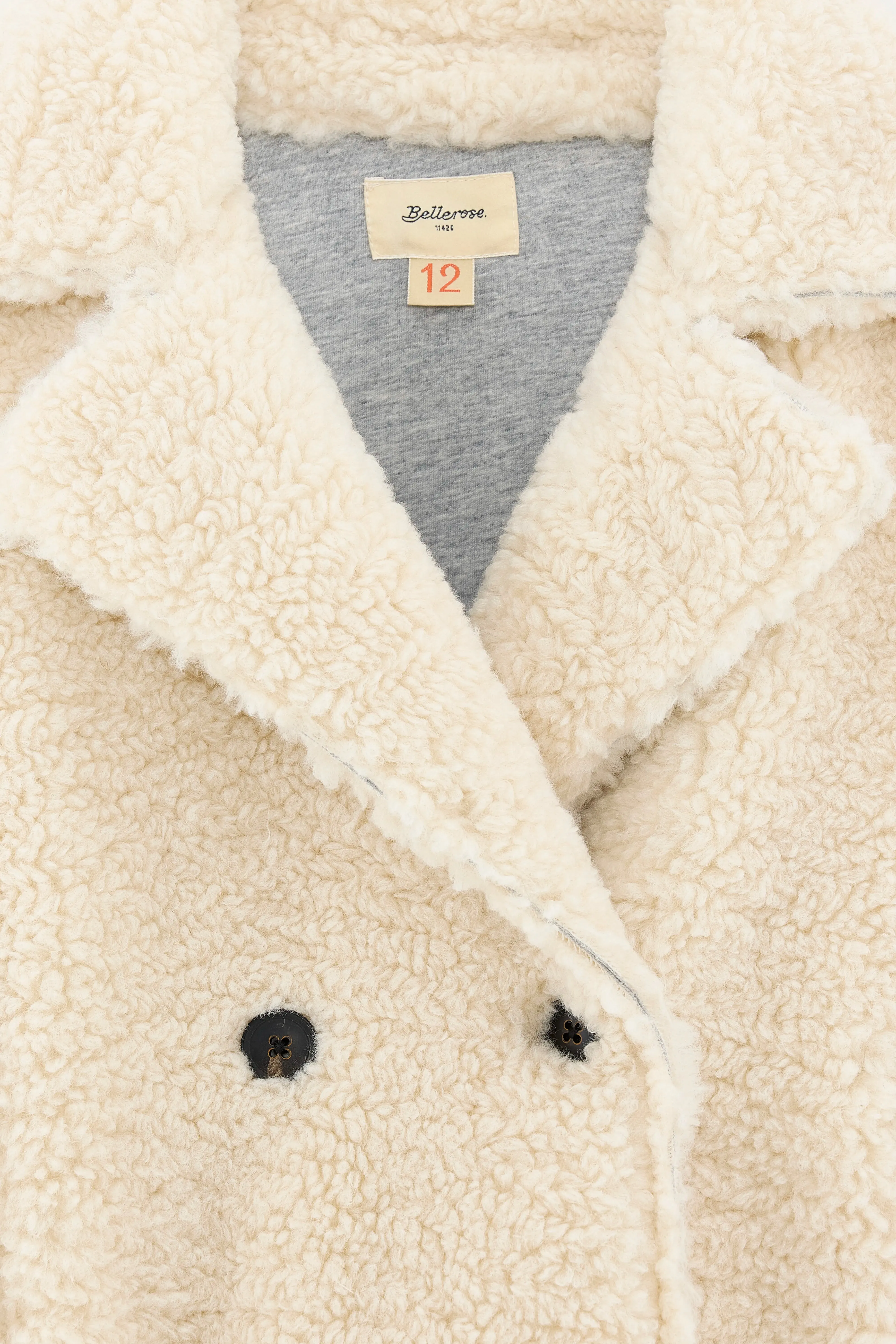 Japtor teddy coat (252 / G / ECRU) sold by Bellerose product image thumbnail 4
