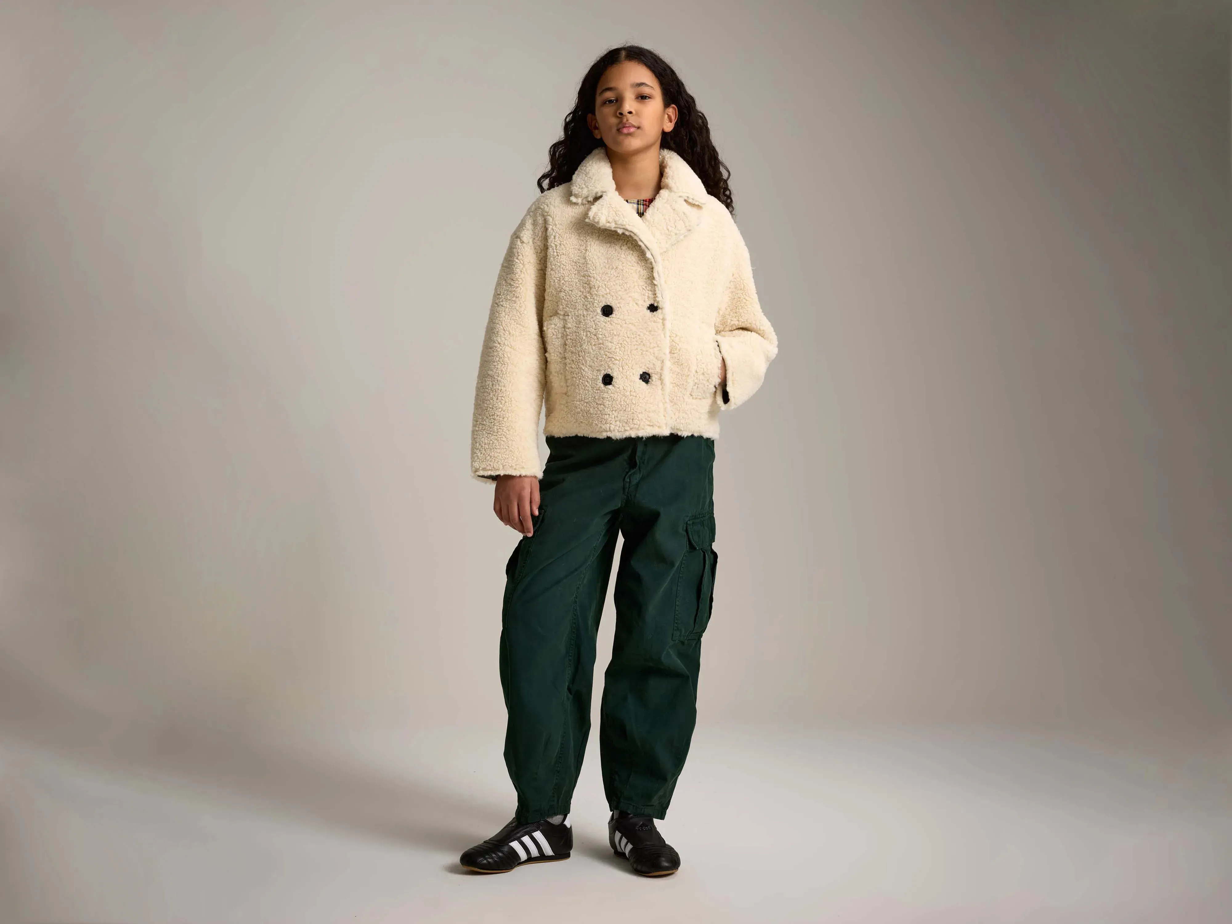 Japtor teddy coat (252 / G / ECRU) sold by Bellerose