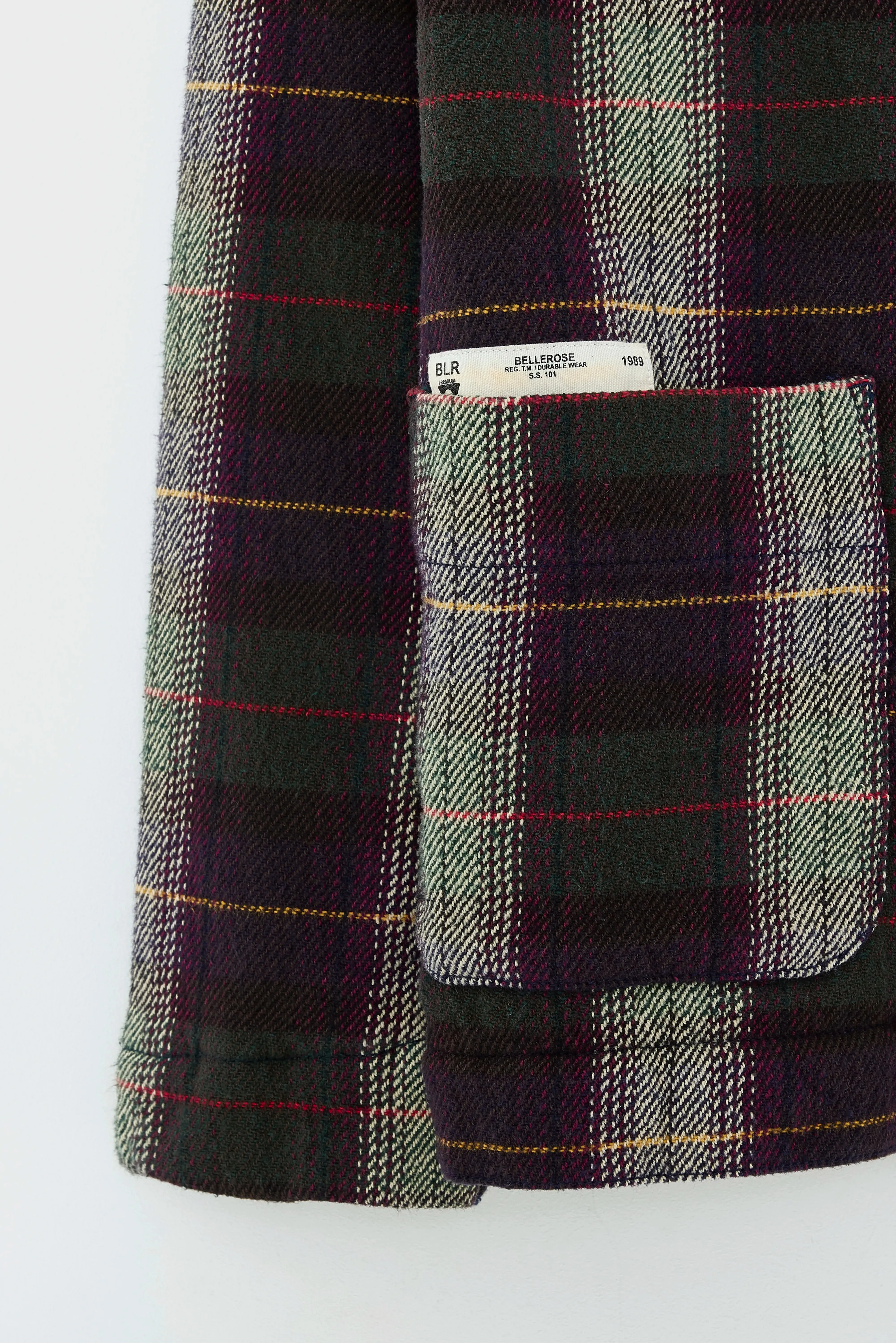 Wayatt relaxed overshirt (252 / B / CHECK D) sold by Bellerose product image thumbnail 5