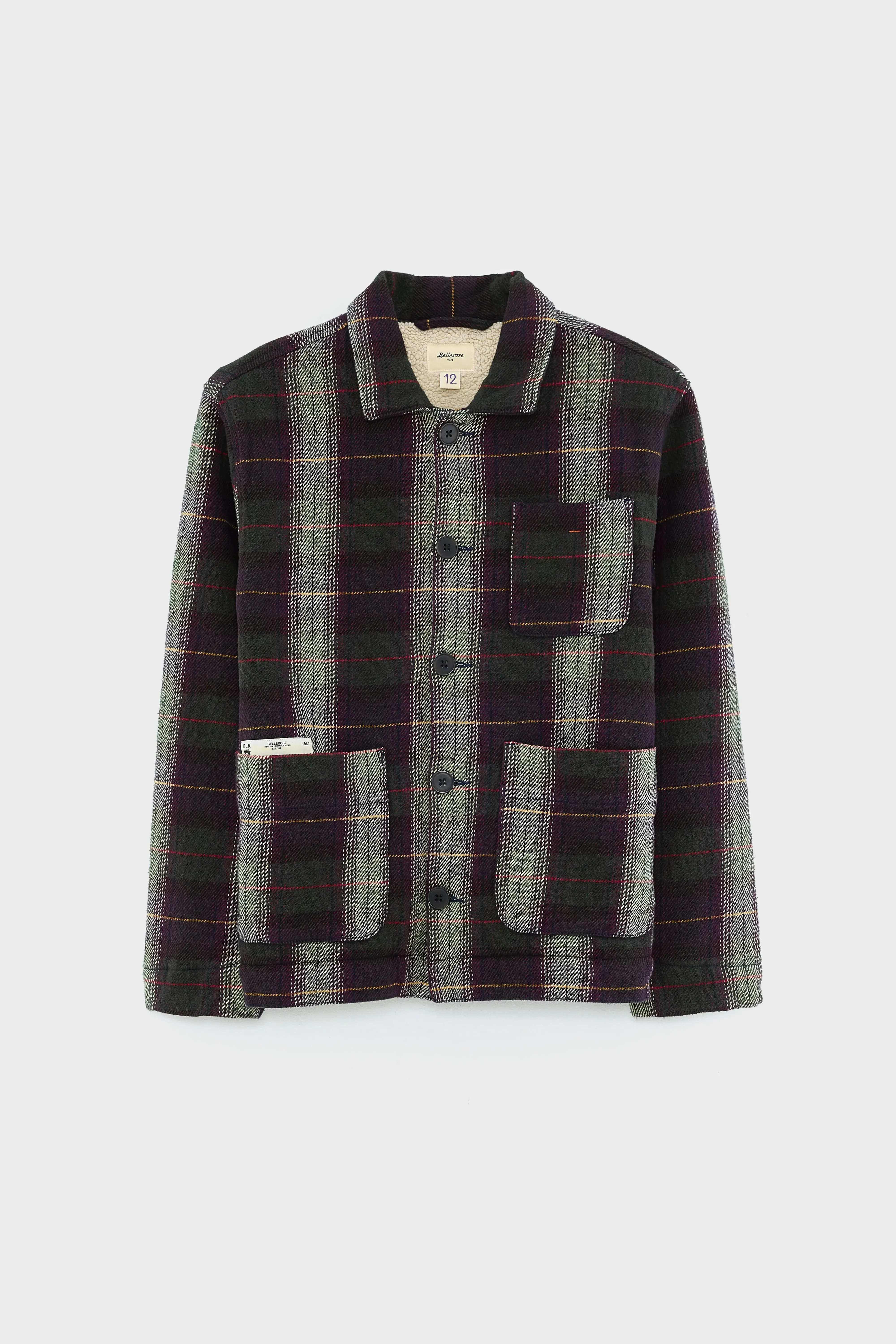 Wayatt relaxed overshirt (252 / B / CHECK D) sold by Bellerose product image thumbnail 3