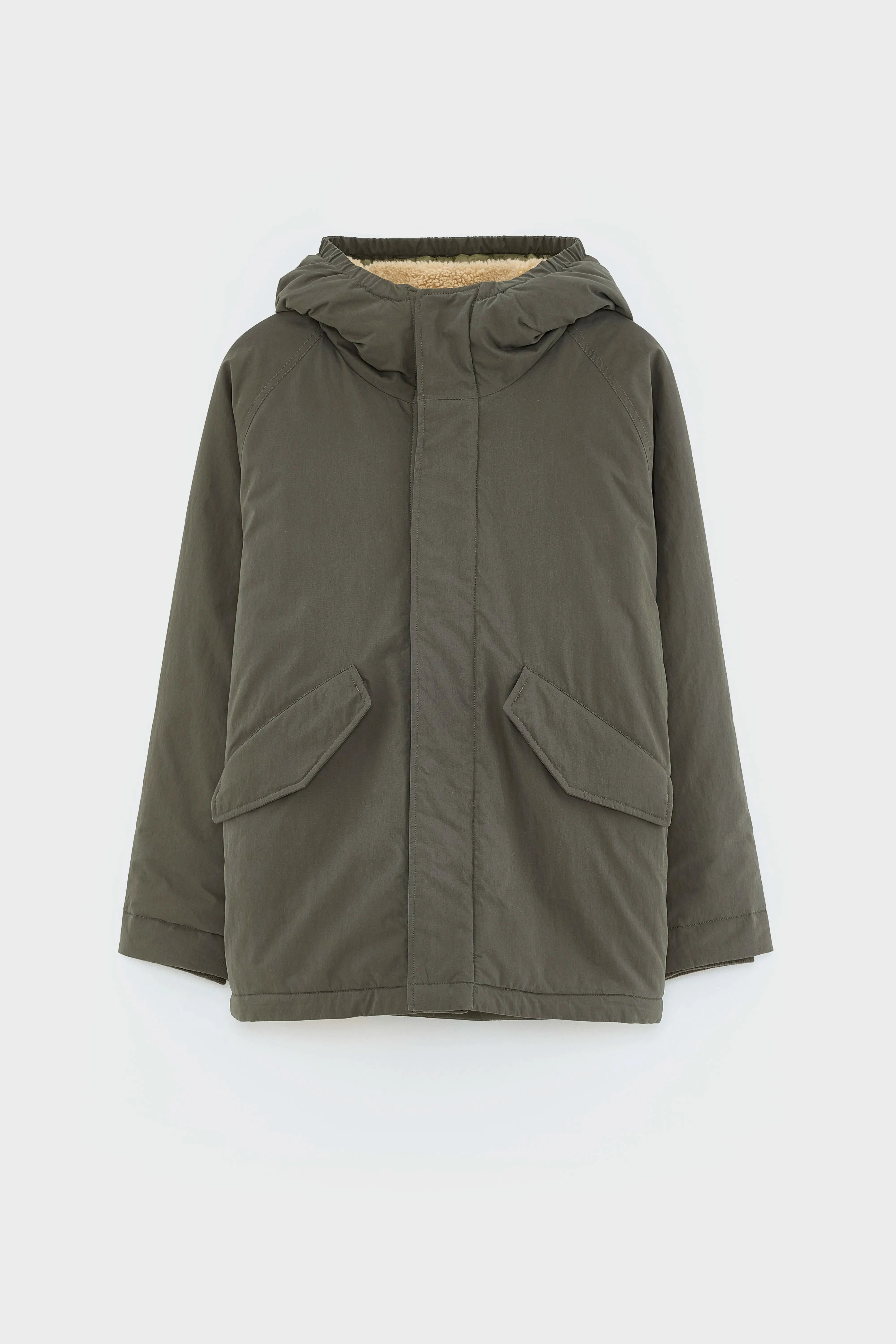 Hugues hooded coat (252 / B / BELUGA) sold by Bellerose product image thumbnail 2