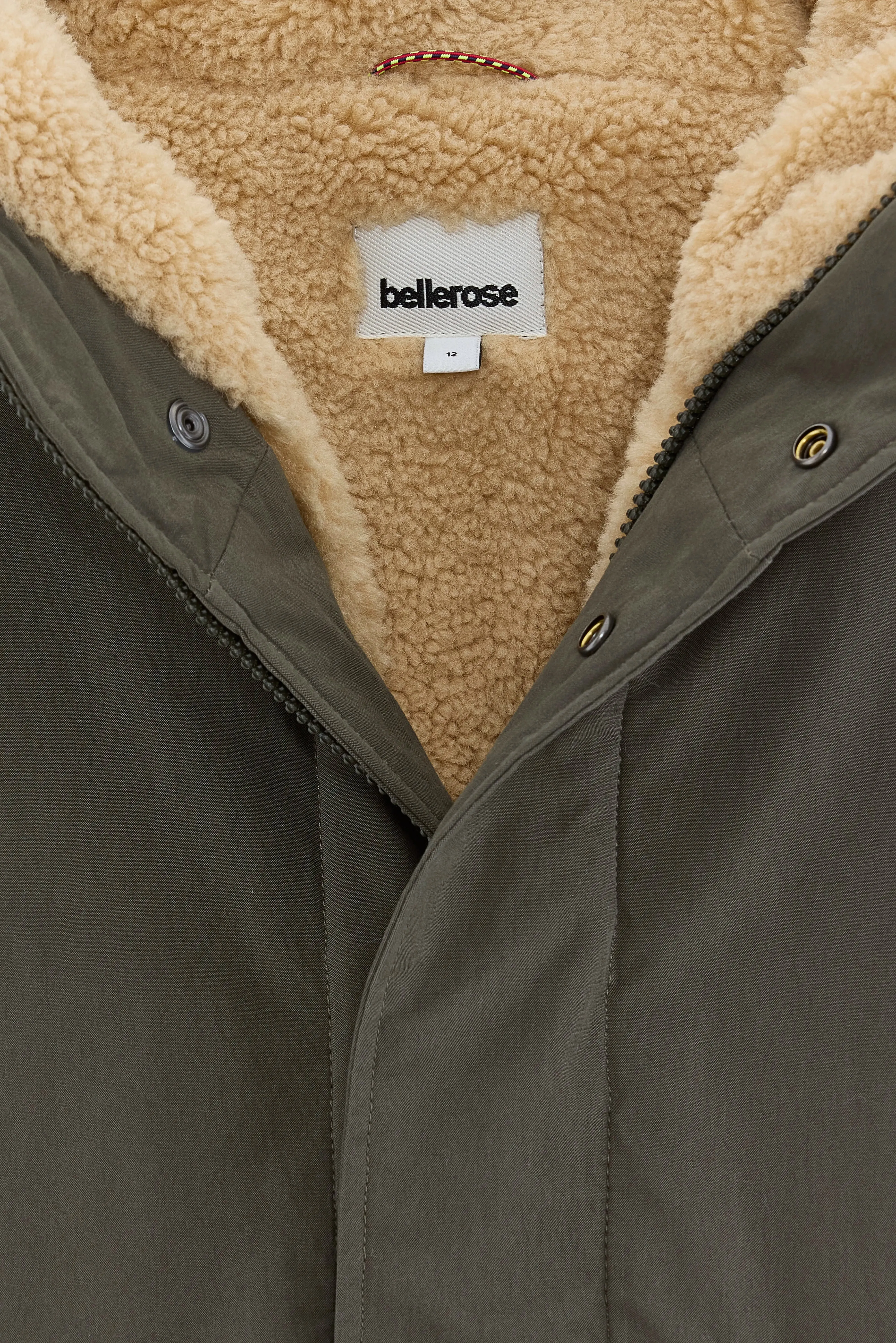 Hugues hooded coat (252 / B / BELUGA) sold by Bellerose product image thumbnail 3