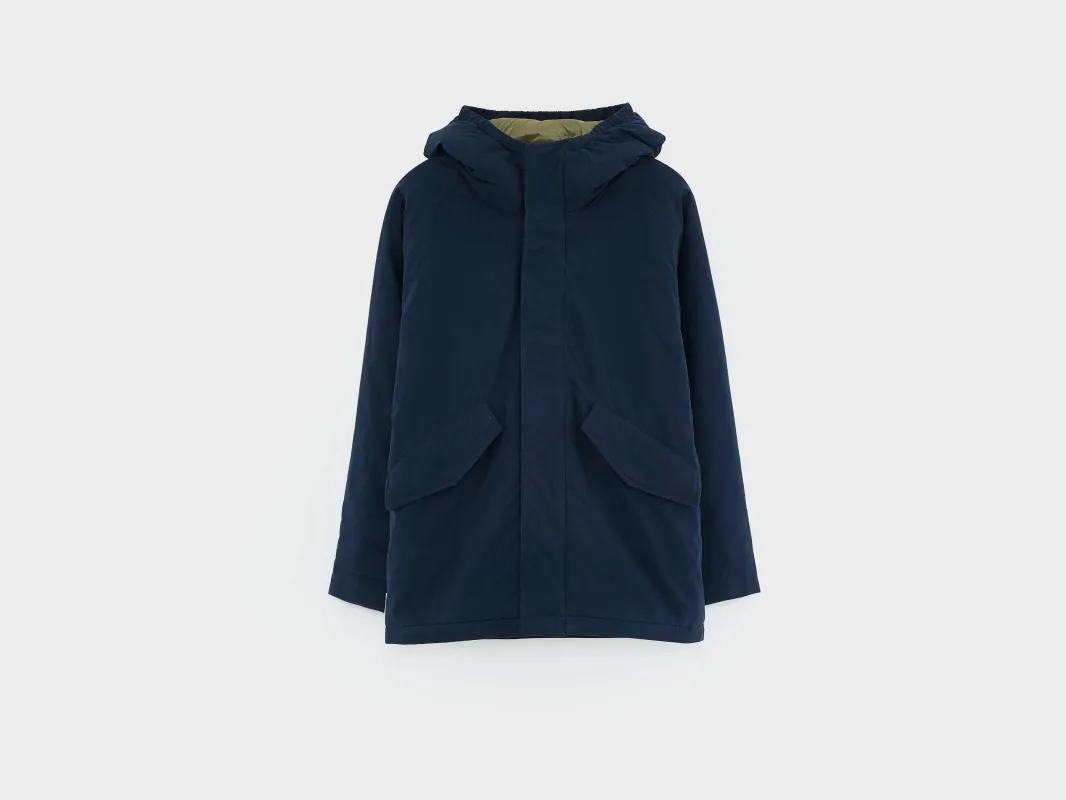 Hugues hooded coat (252 / B / AMERICA) sold by Bellerose