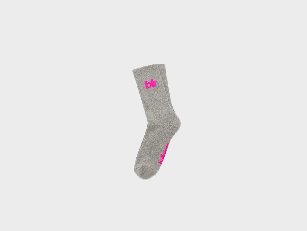 Vem crew socks (252 / W / MID GREY) sold by Bellerose