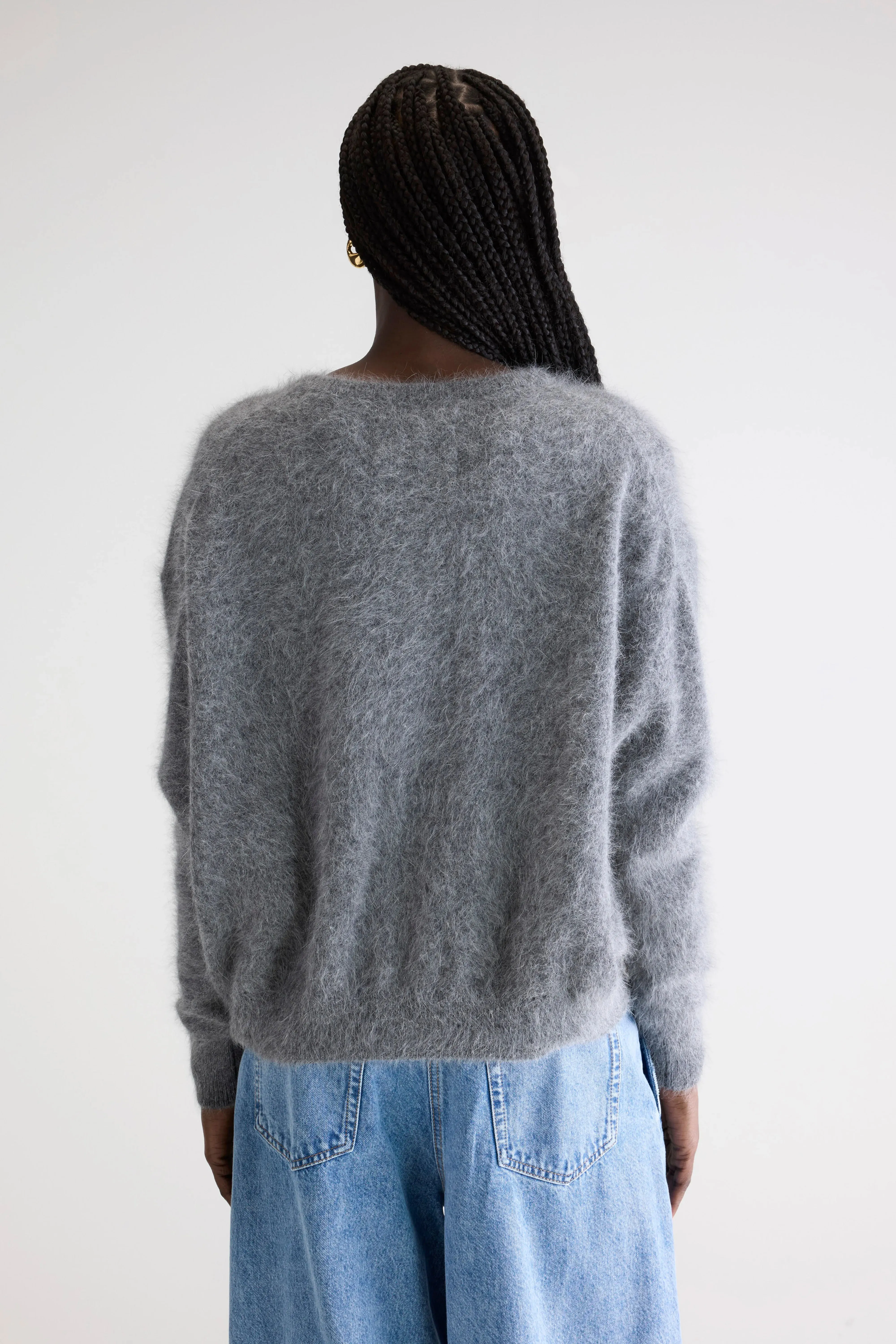Dathan angora-blend cardigan (252 / W / MID GREY) sold by Bellerose product image thumbnail 4