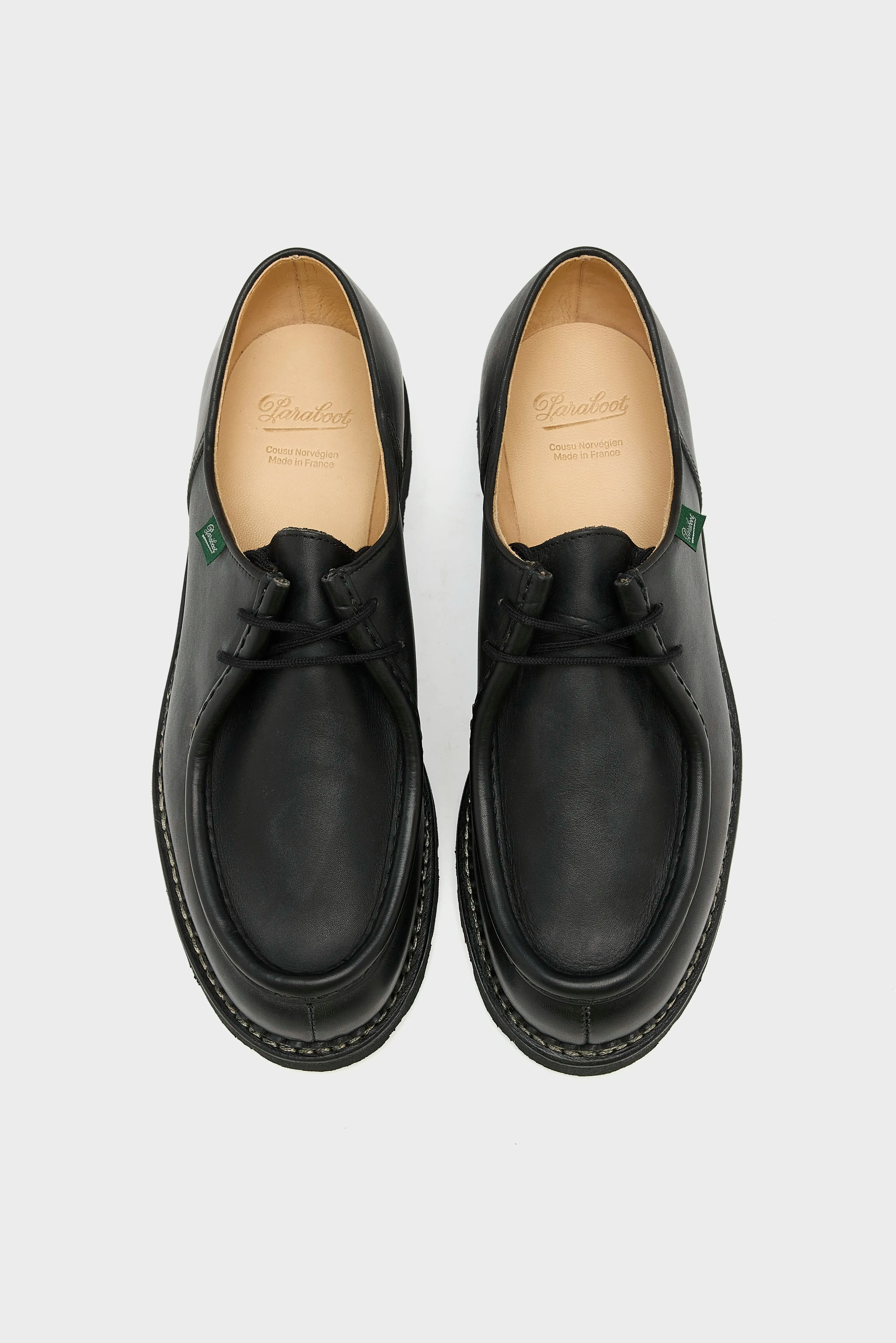 Michael Leather Derby Shoes for Men (252 / M / BLACK) sold by Bellerose product image thumbnail 4