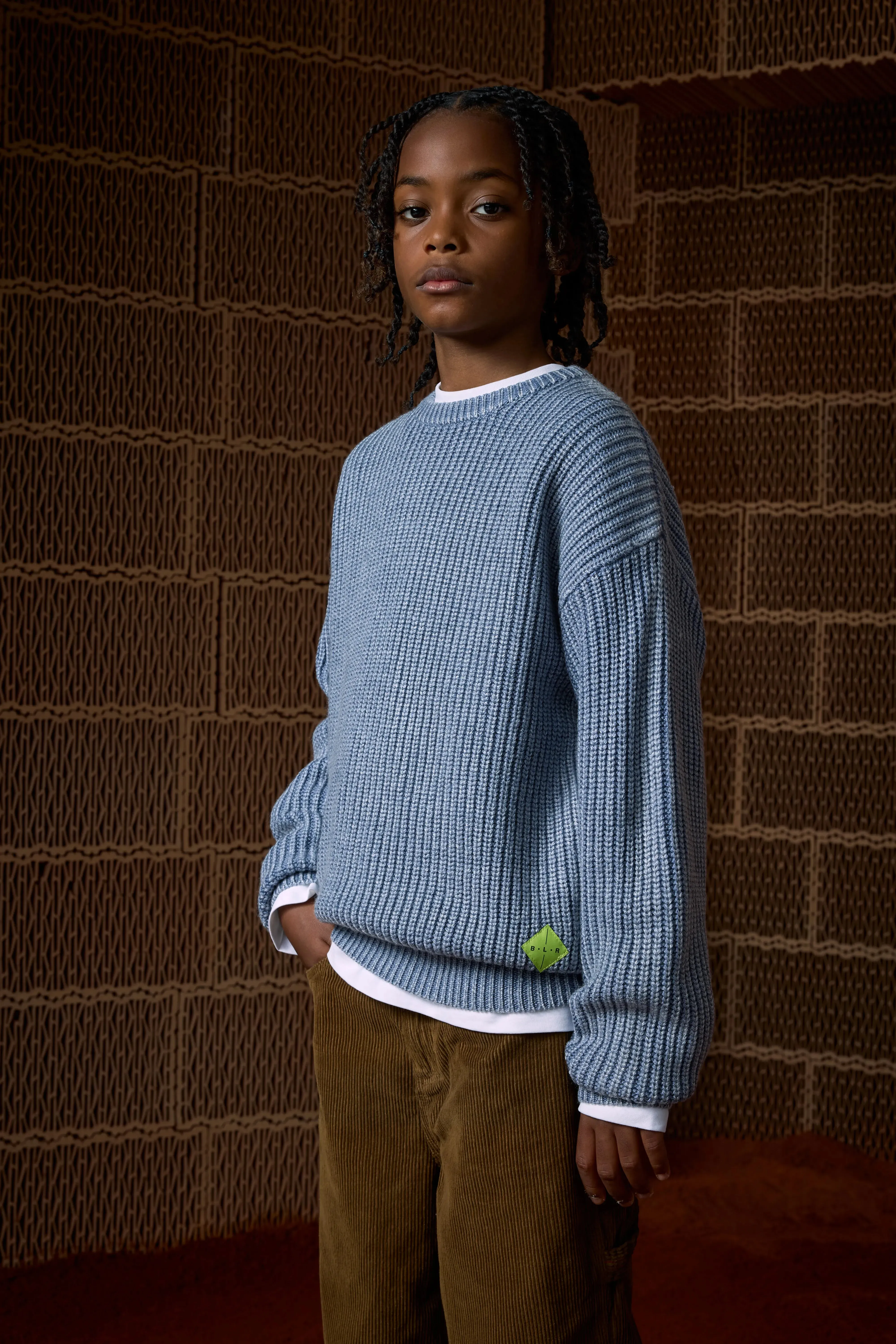 Gocca crewneck sweater (252 / B / ARTIC) sold by Bellerose product image thumbnail 2