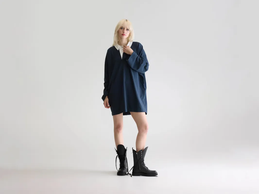 Foogy loose dress (252 / W / AMERICA) made by Bellerose