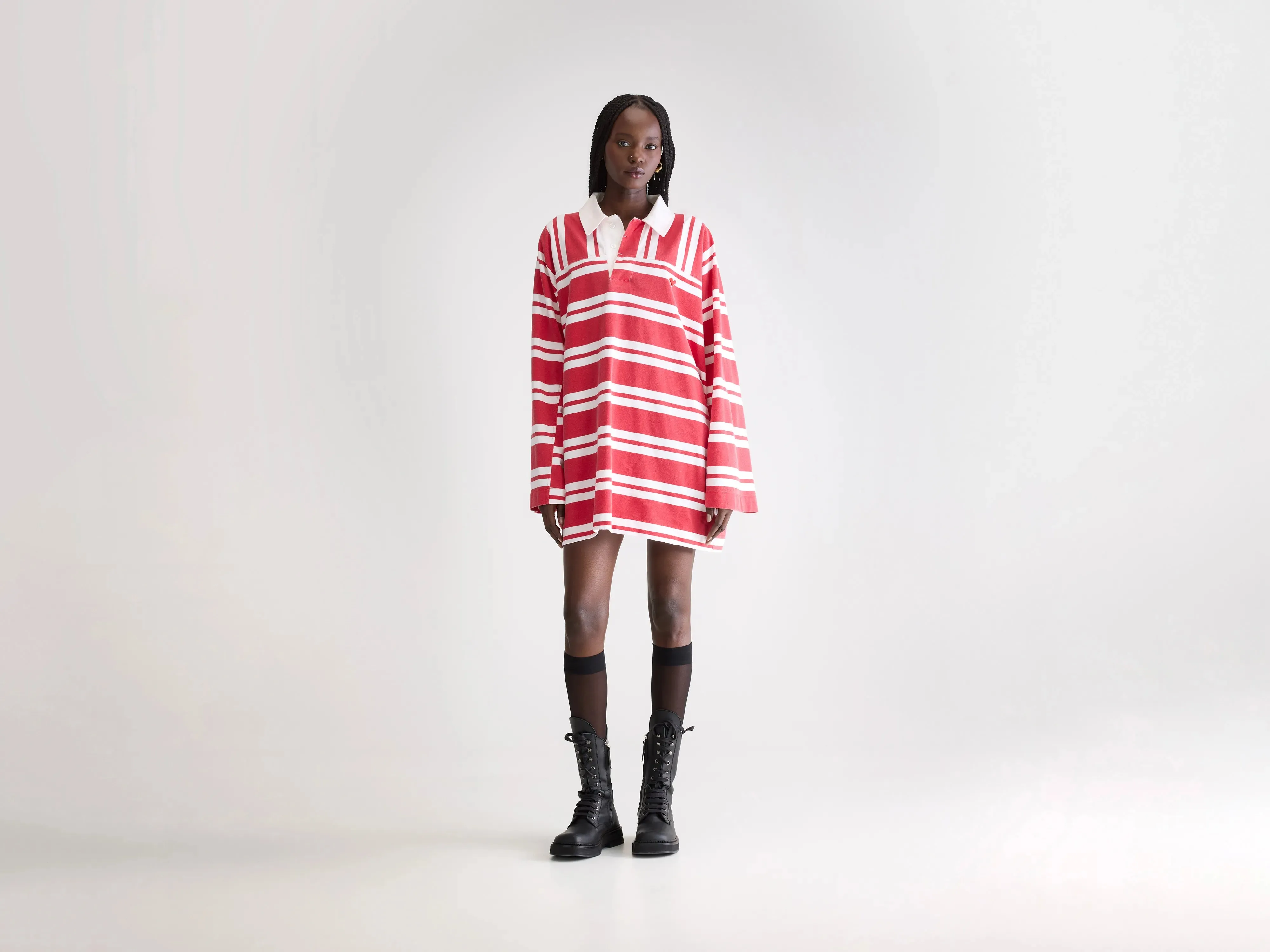 Foogy loose dress (252 / W / STRIPE B) sold by Bellerose