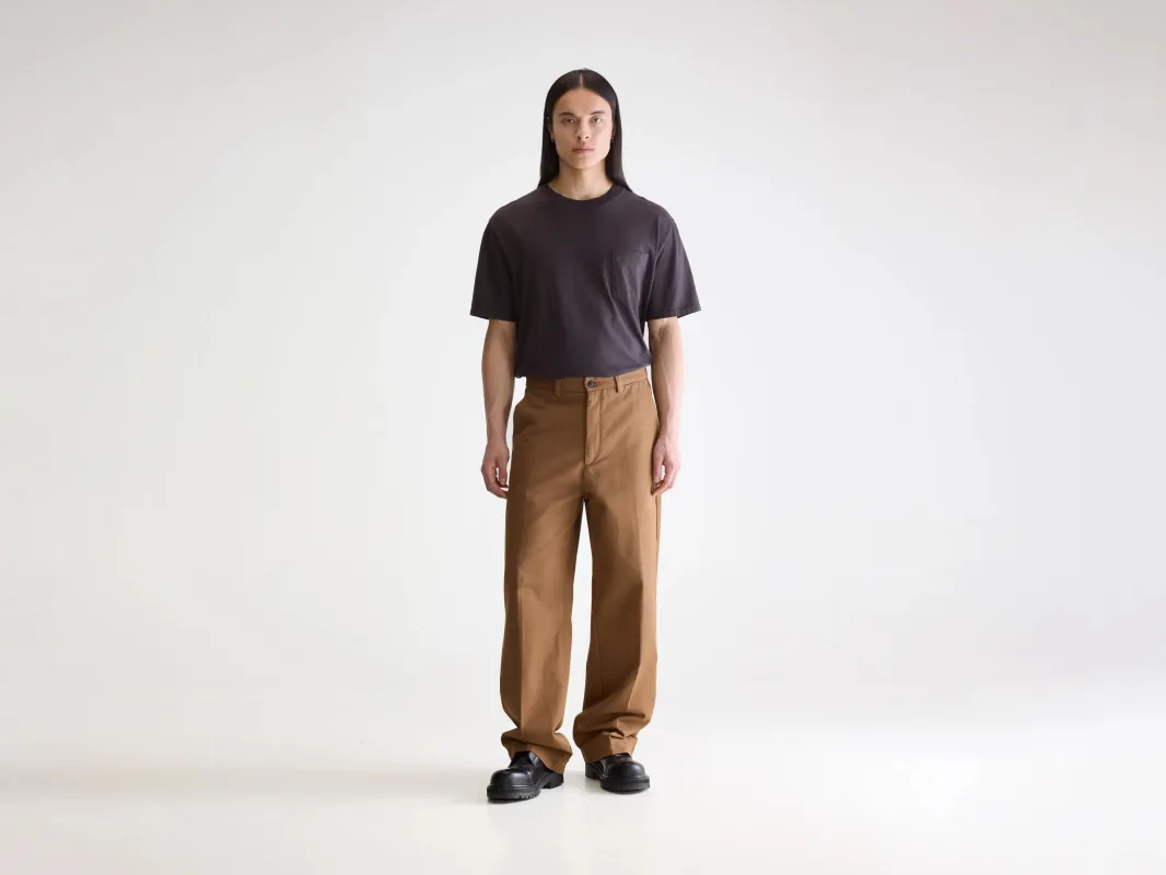 Polk relaxed trousers (252 / M / BISCOTTI) sold by Bellerose