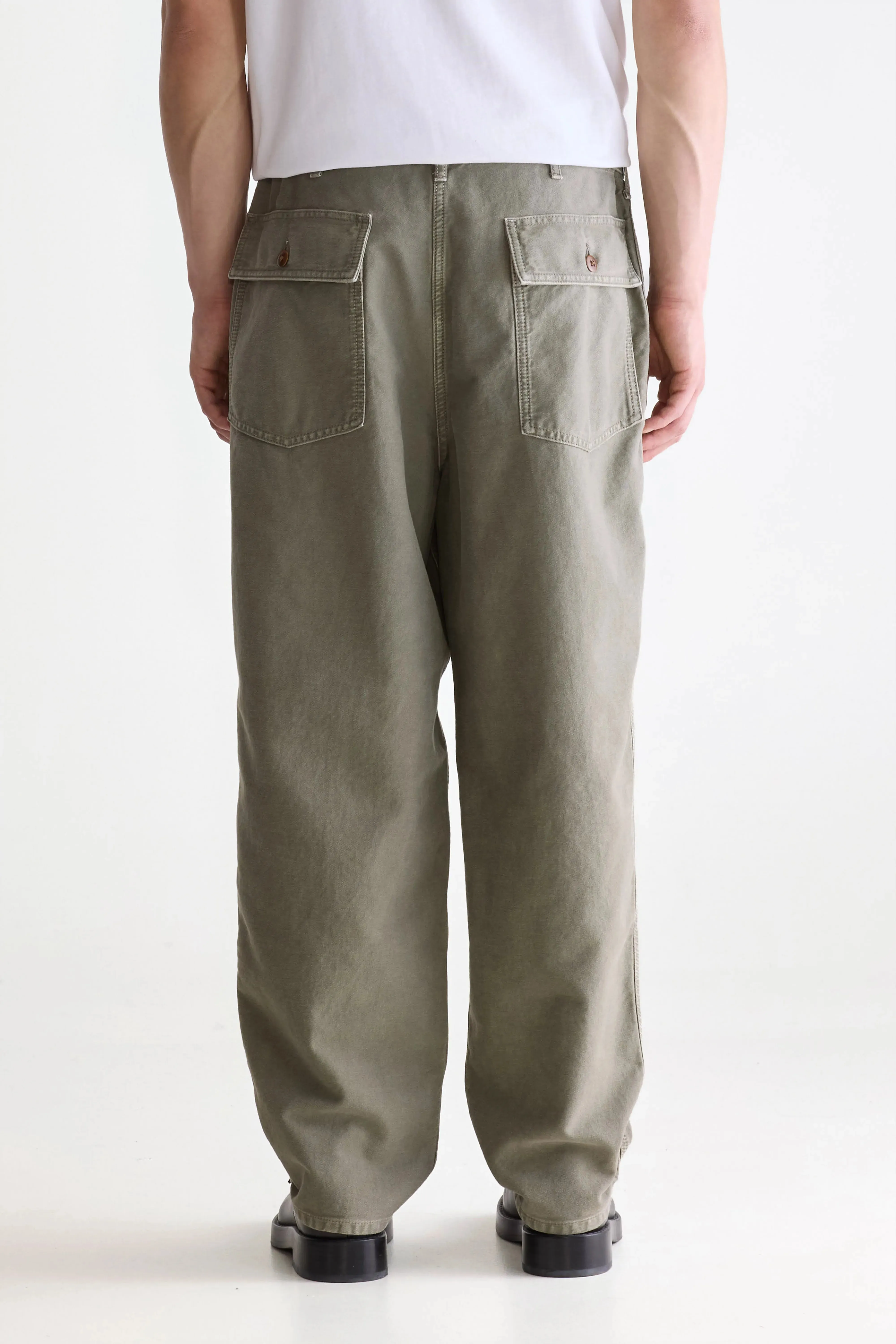 Kargo cropped cargo trousers (252 / M / DUSTY OLIVE) sold by Bellerose product image thumbnail 4