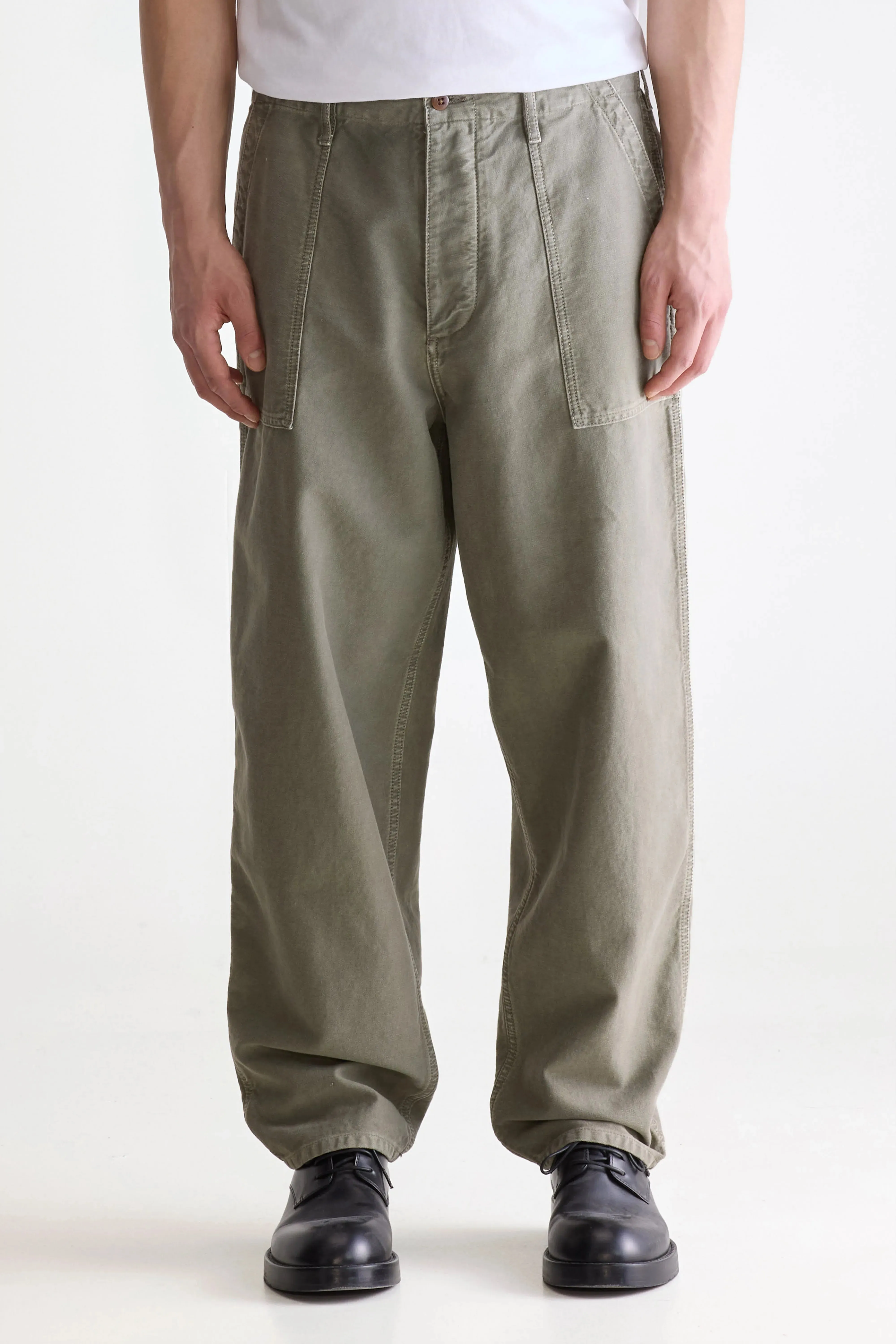 Kargo cropped cargo trousers (252 / M / DUSTY OLIVE) sold by Bellerose product image thumbnail 3
