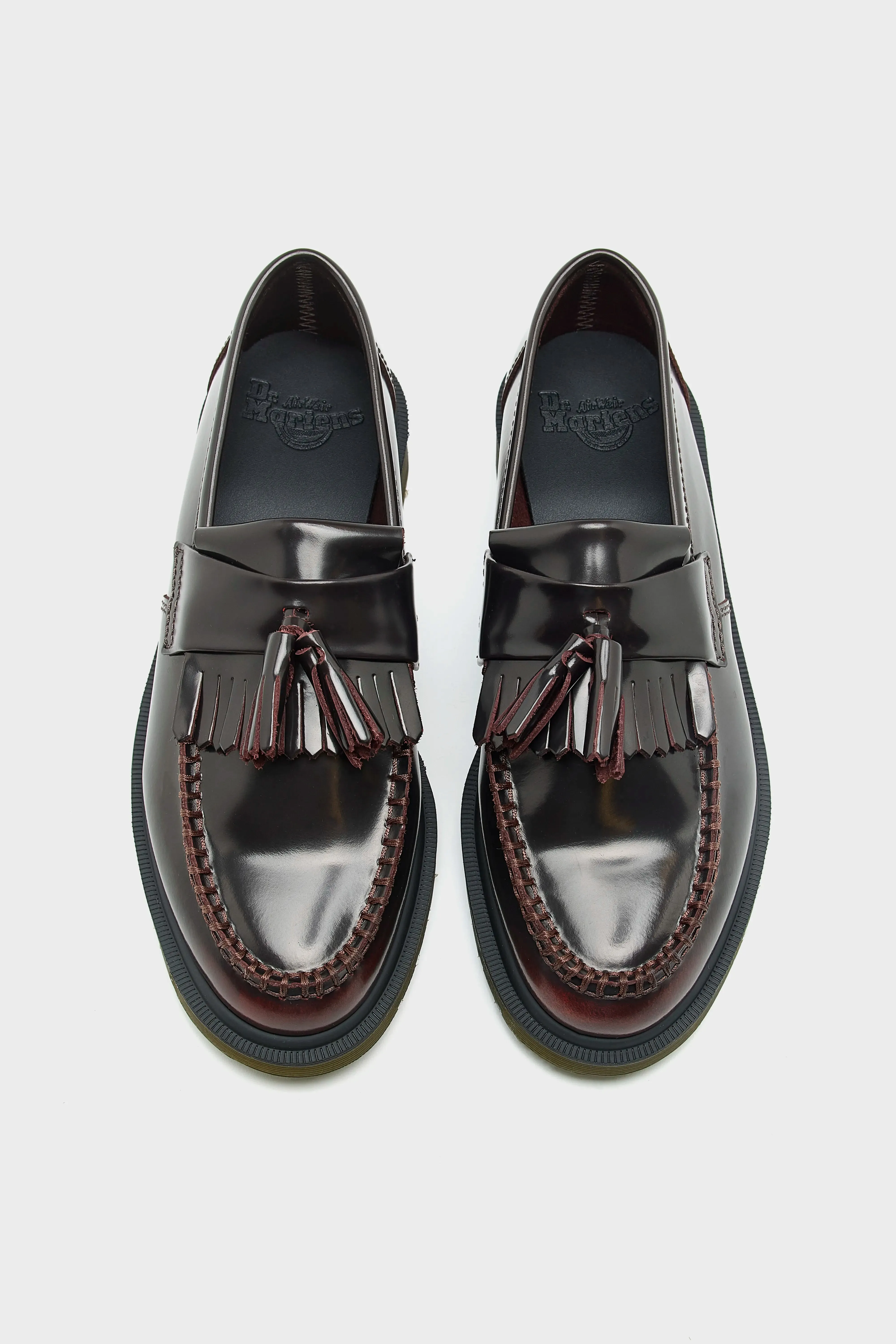 Adrian Arcadia Leather Tassel Loafers for Women (252 / W / RED) sold by Bellerose product image thumbnail 4