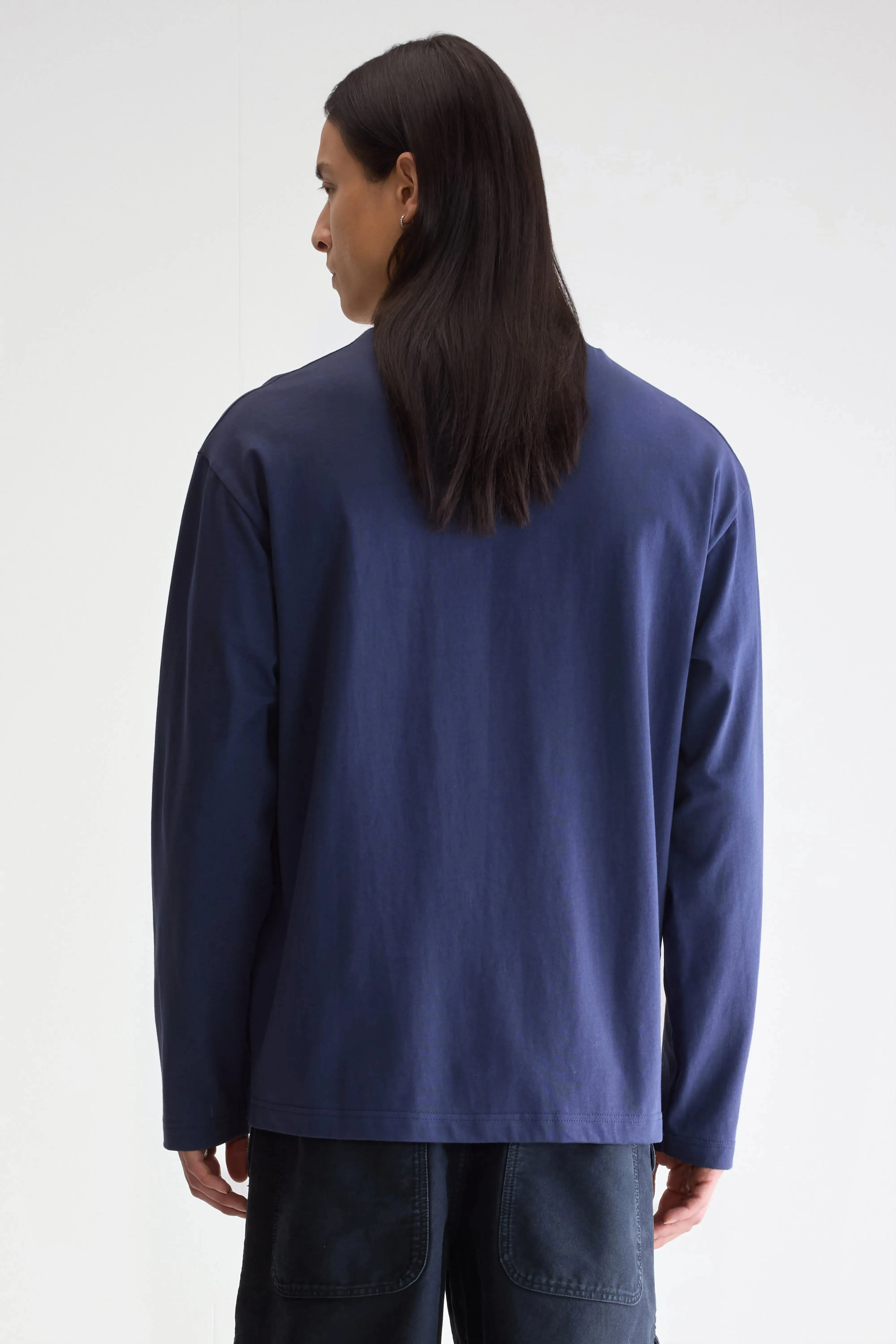 Vlugi long-sleeve t-shirt (252 / M / BLUES) sold by Bellerose product image thumbnail 4