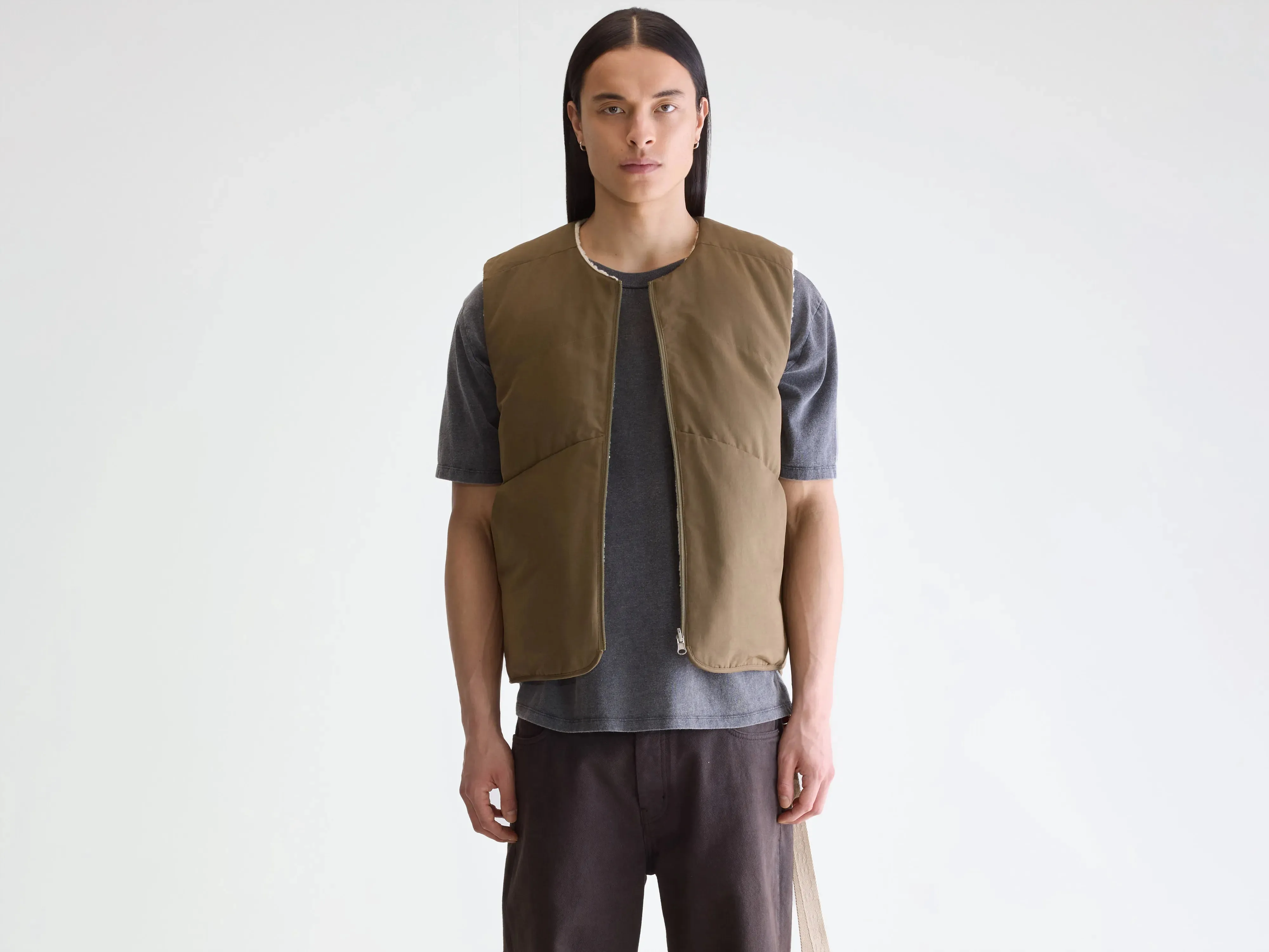 Hocho bodywarmer (252 / M / OLIVE NIGHT) sold by Bellerose