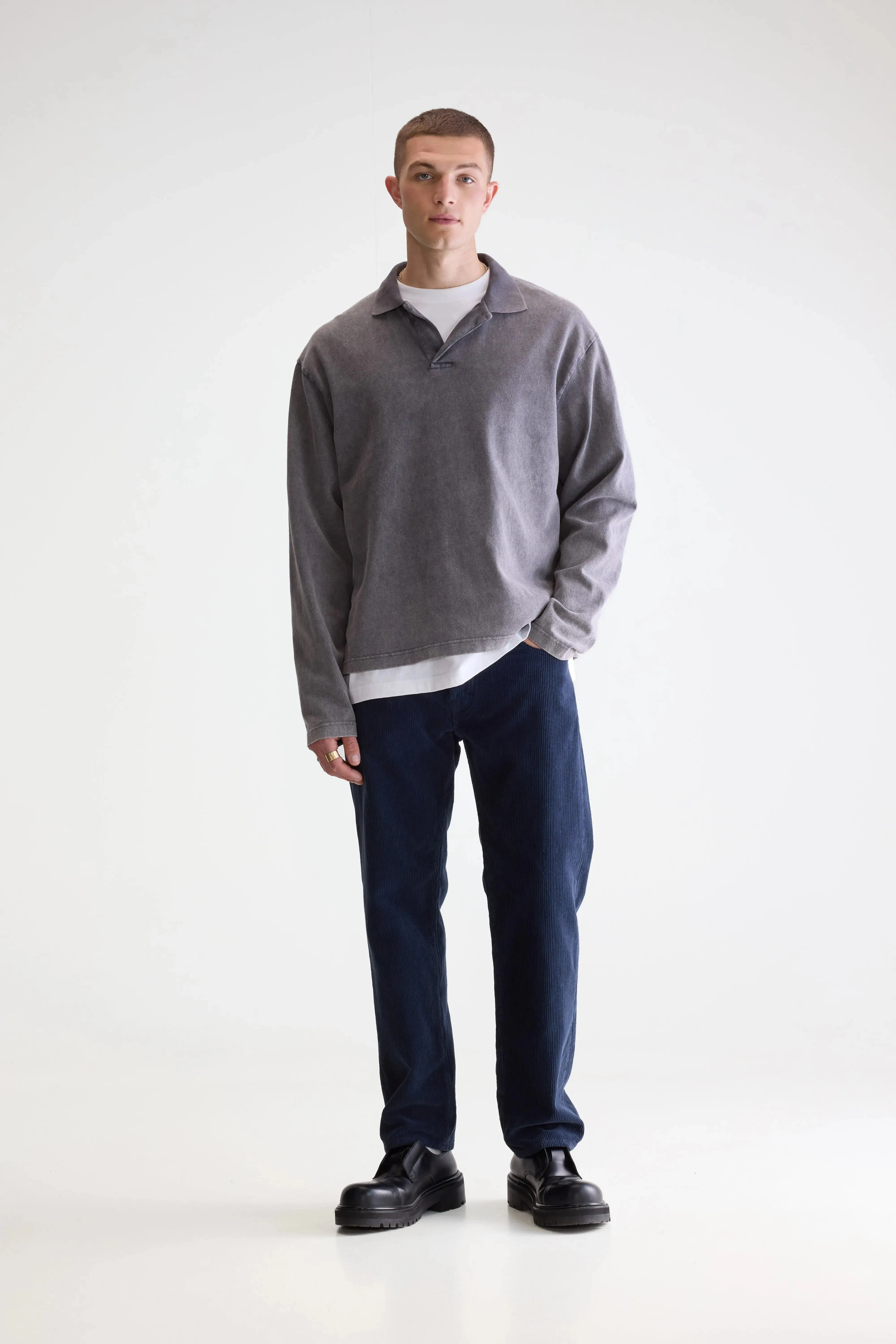 Vlugies long-sleeve polo (252 / M / BLACK BEAUTY) sold by Bellerose product image thumbnail 3