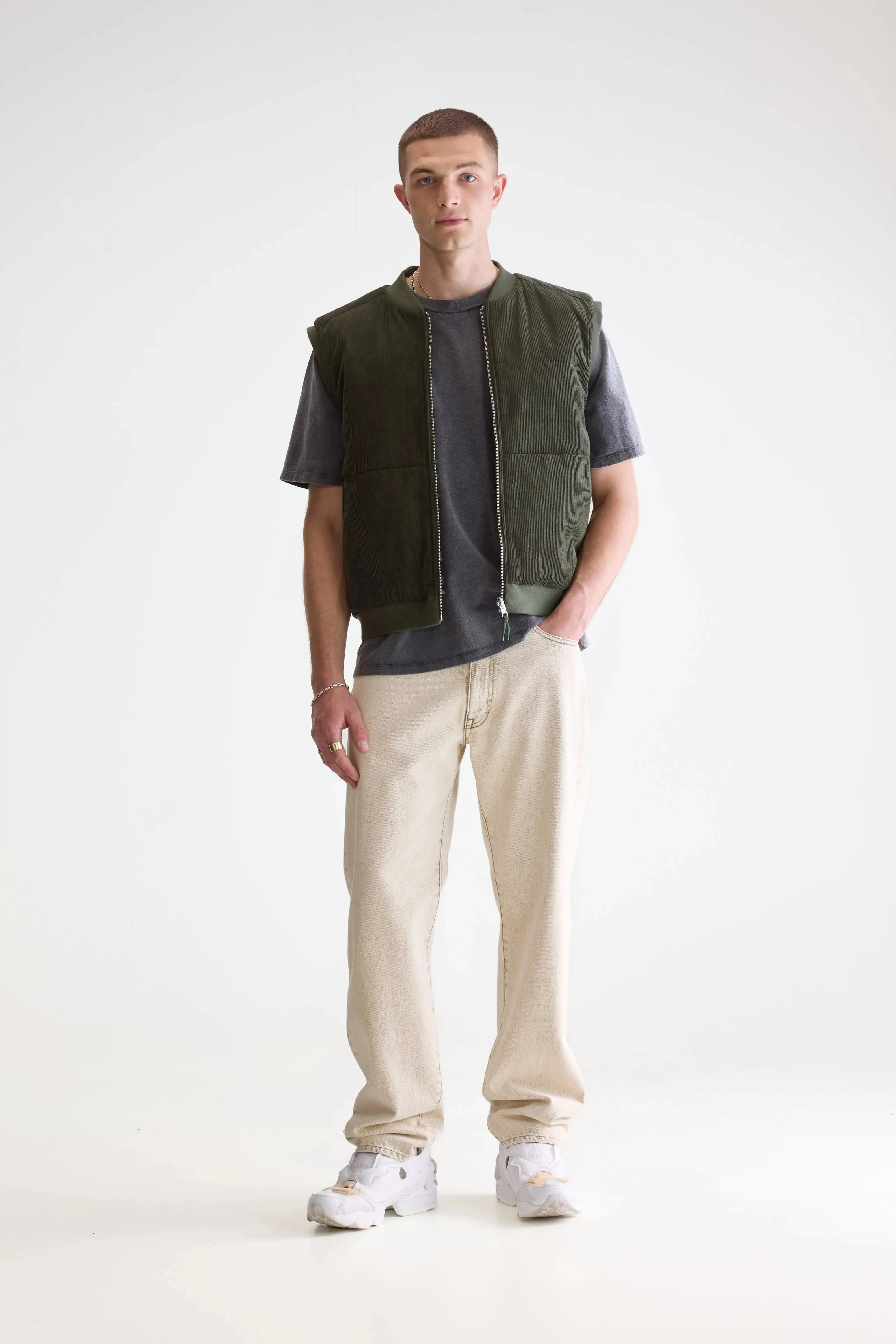 Jocko bodywarmer (252 / M / DARK OLIVE) sold by Bellerose product image thumbnail 4