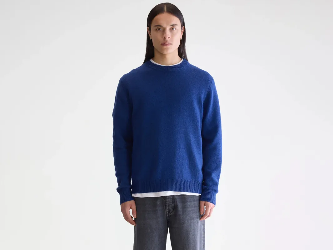 Donoon crewneck sweater (252 / M / MARINE) sold by Bellerose