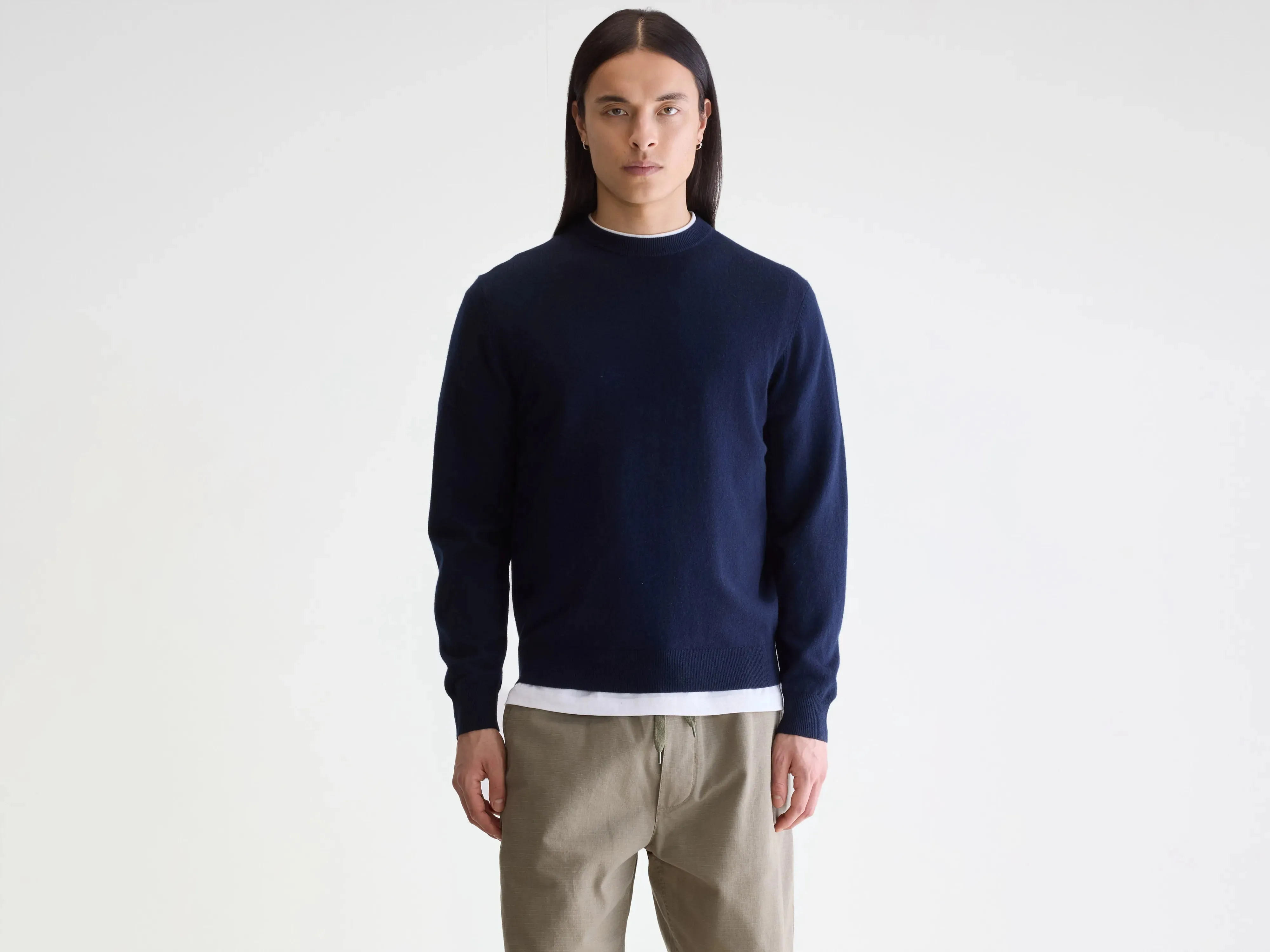 Sonoo classic crewneck sweater (252 / M / PARKER) sold by Bellerose