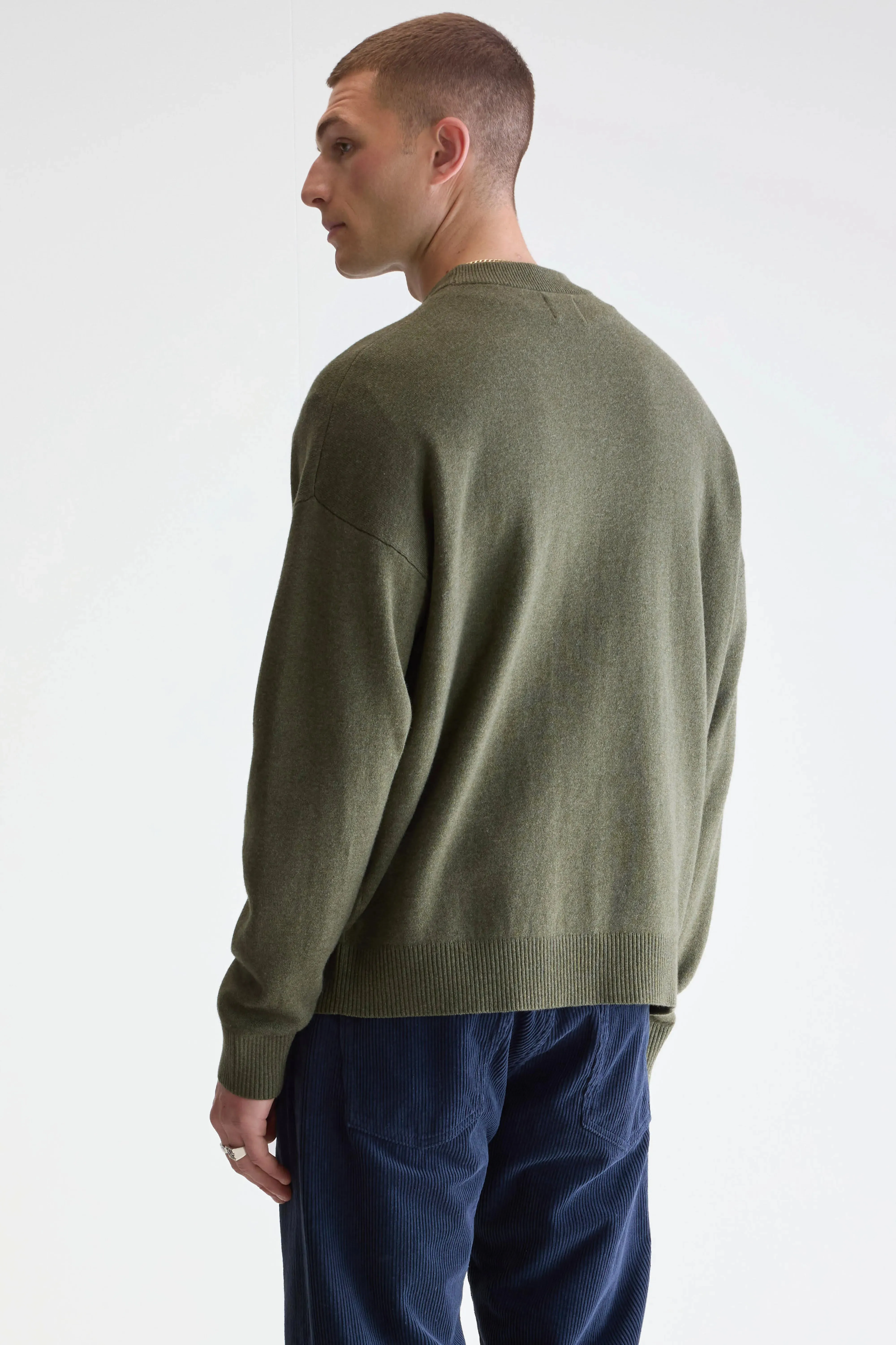 Geolem crewneck sweater (252 / M / JEEP) sold by Bellerose product image thumbnail 4